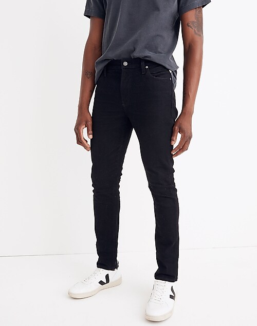 Men's Skinny Flex Jeans Black Wash | Madewell