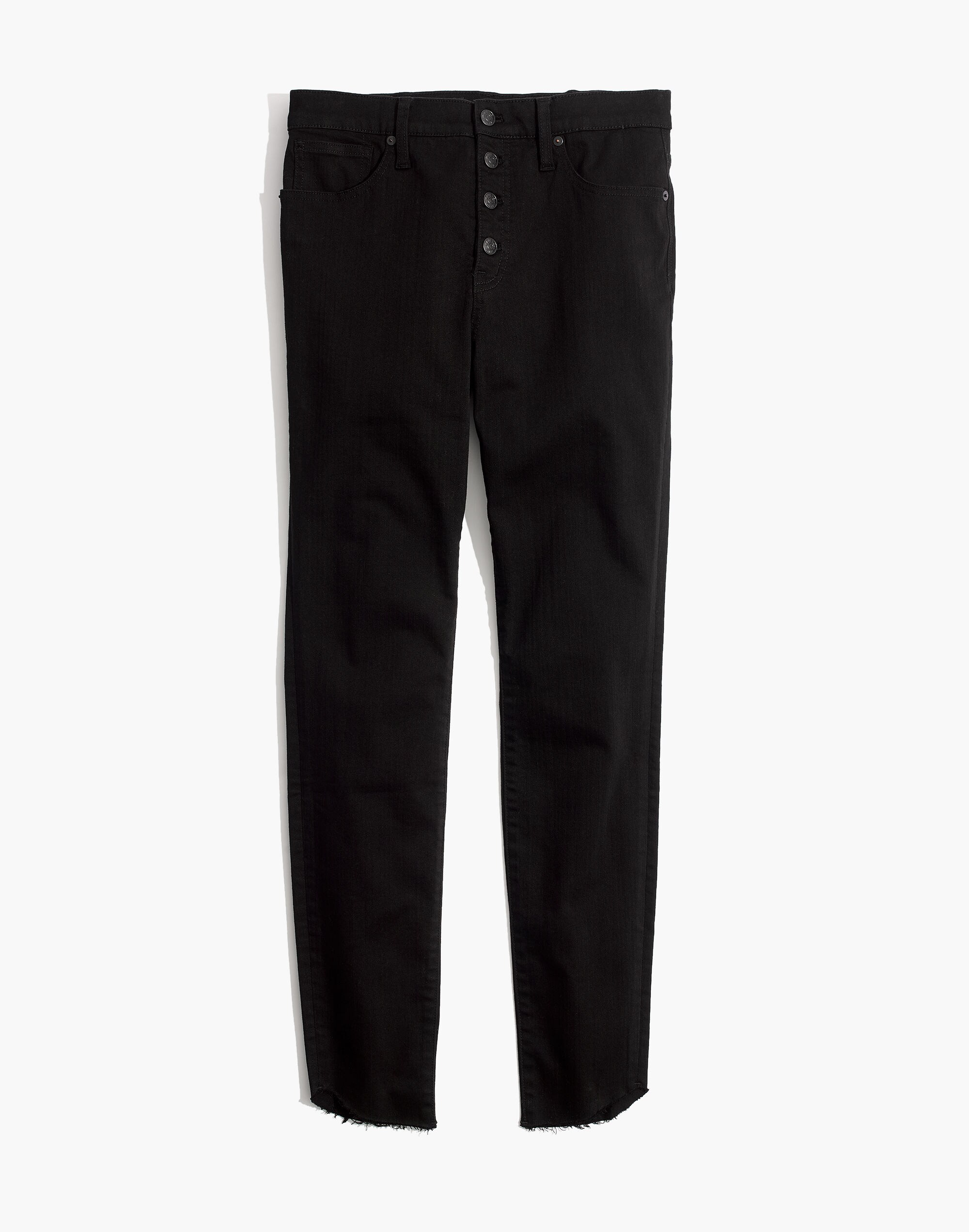 10" High-Rise Skinny Jeans: Tulip-Hem Edition