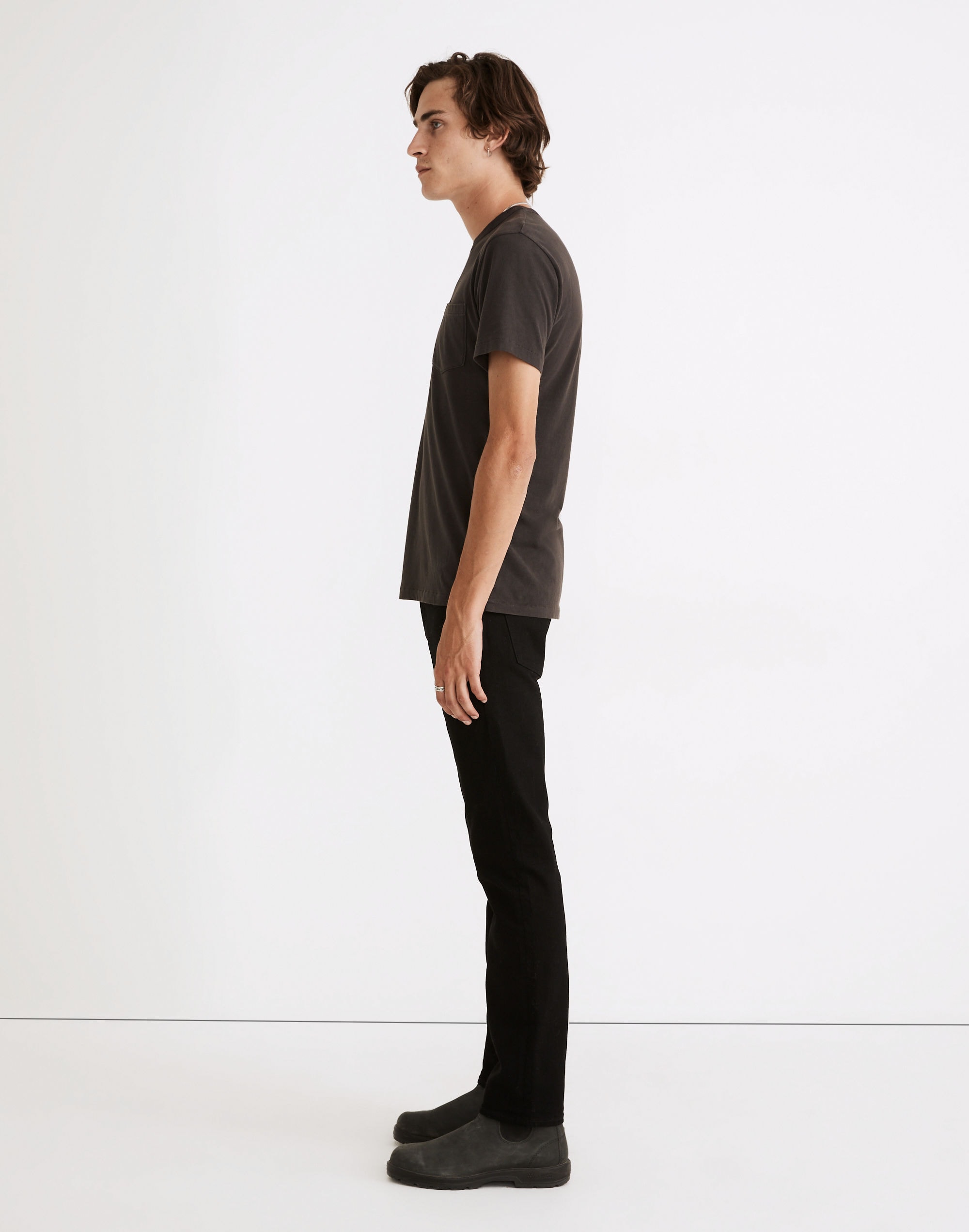 Slim Jeans in Classic Black Wash