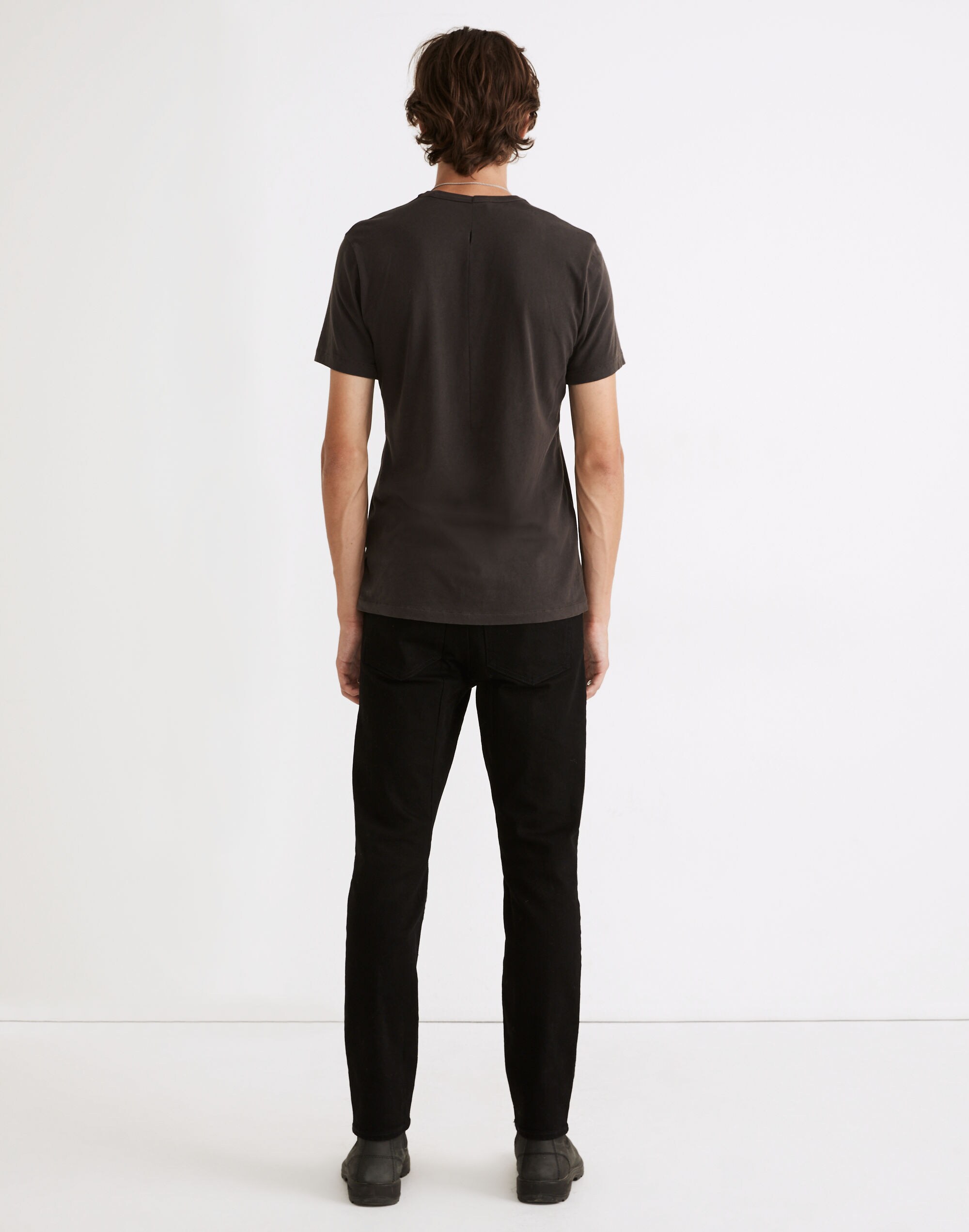 Slim Jeans in Classic Black Wash