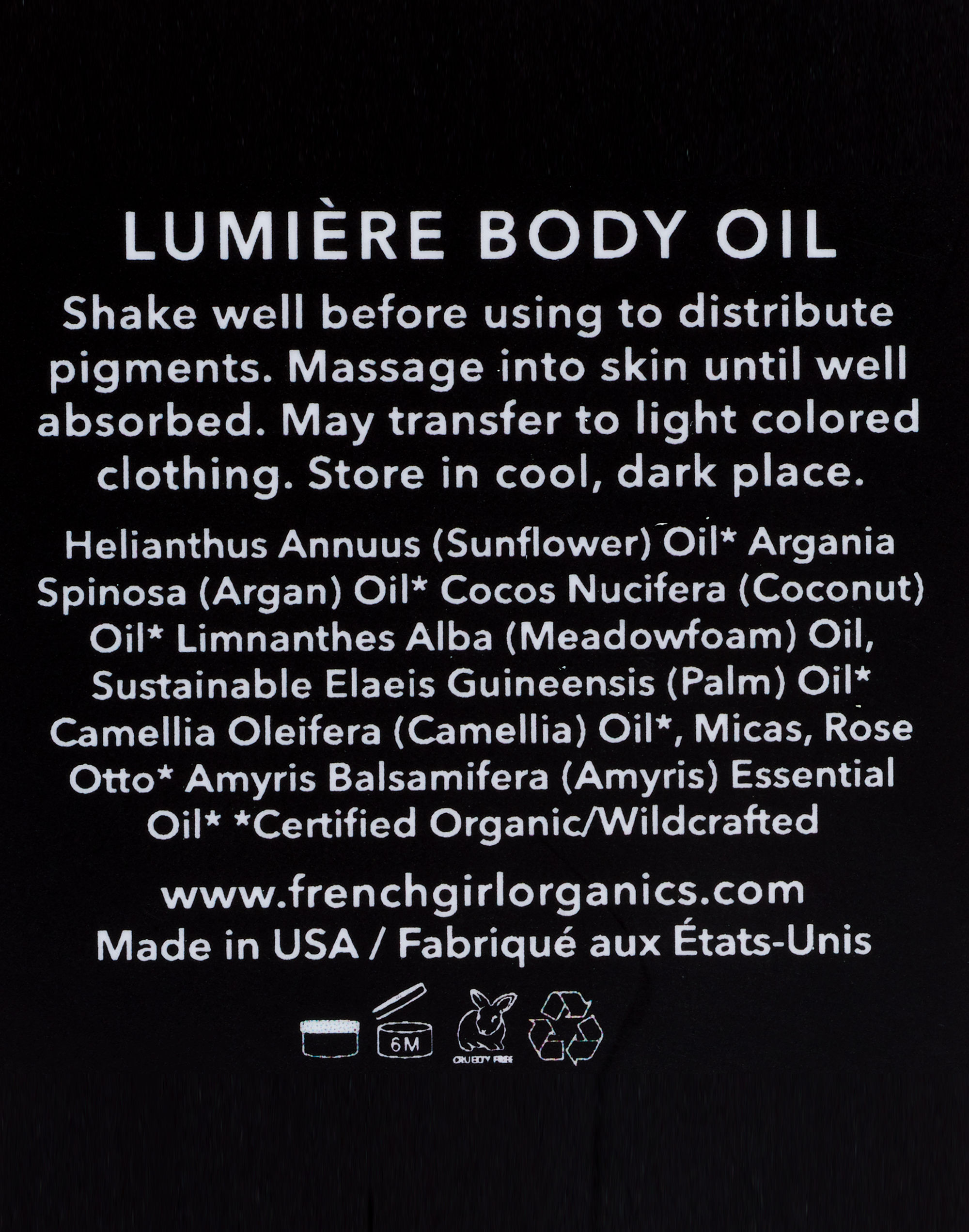 French Girl&trade; Lumi&egrave;re Body Oil in Rose Dor&eacute;e