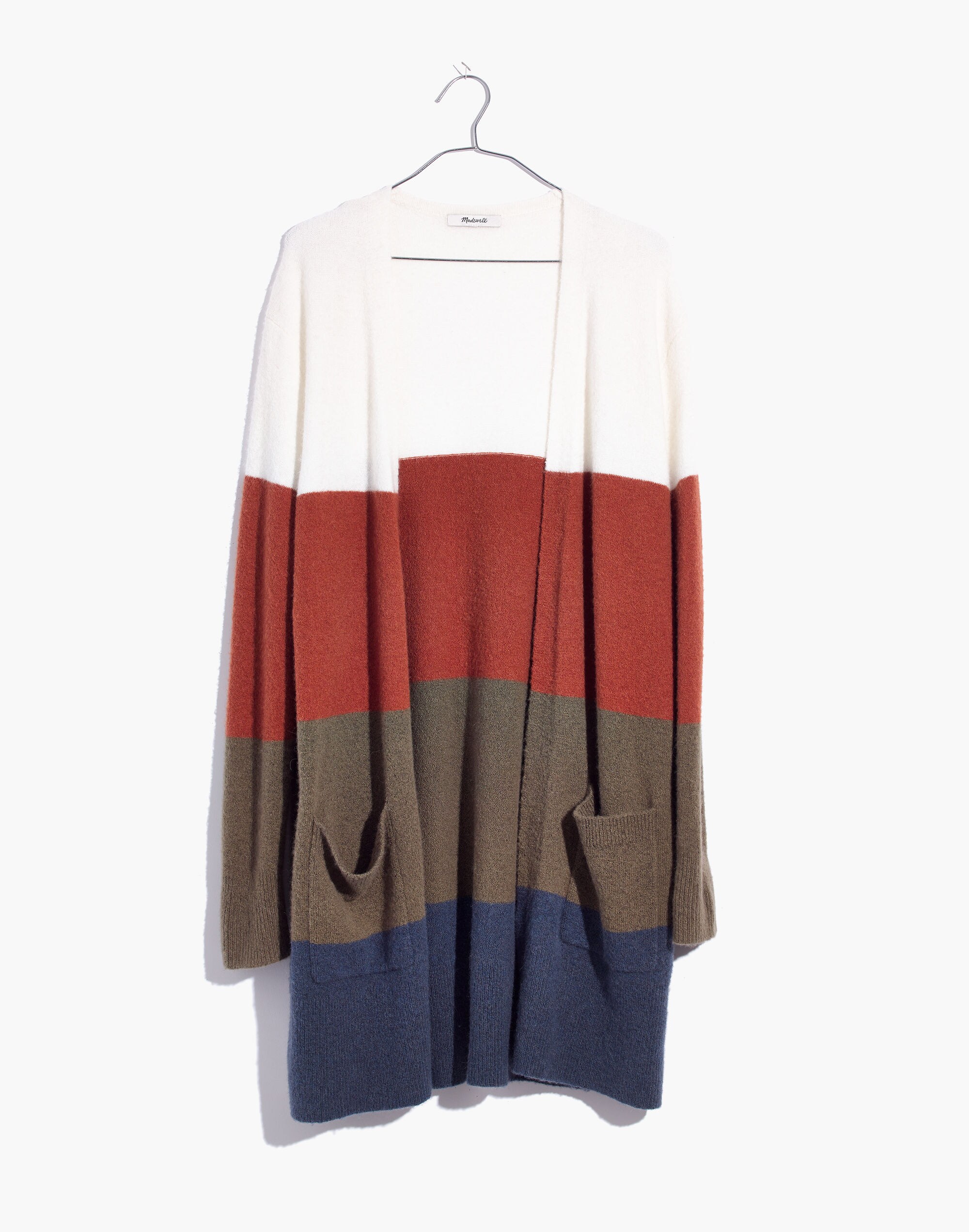 Kent Striped Cardigan Sweater in Coziest Yarn