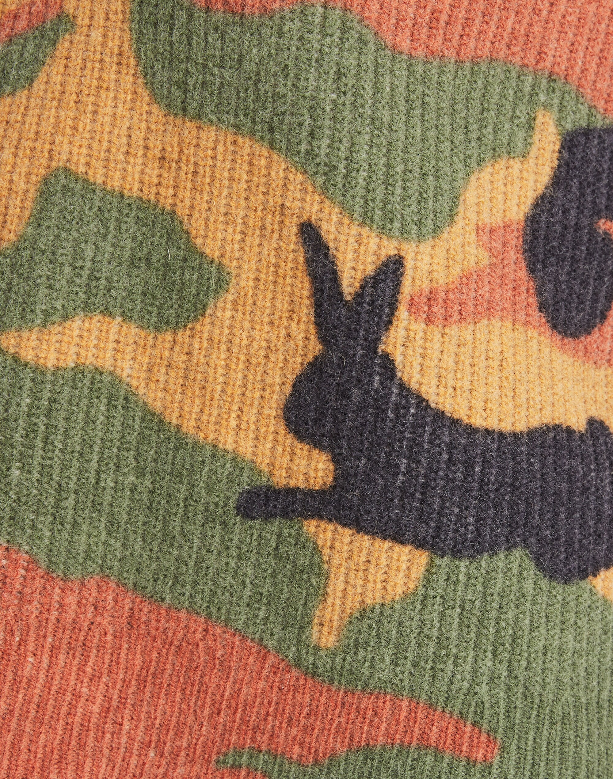 Cottontail Camo Wide-Sleeve Sweater