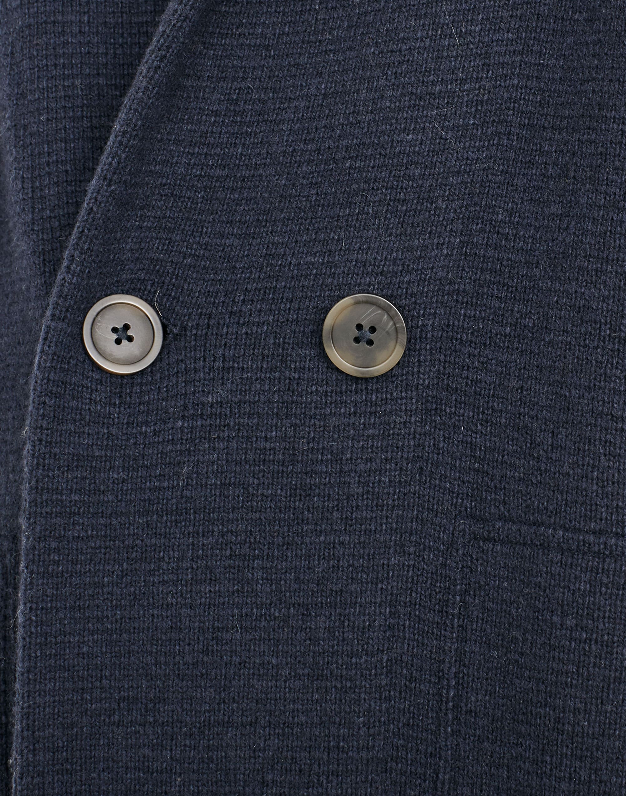 Double-Breasted Sweater-Coat