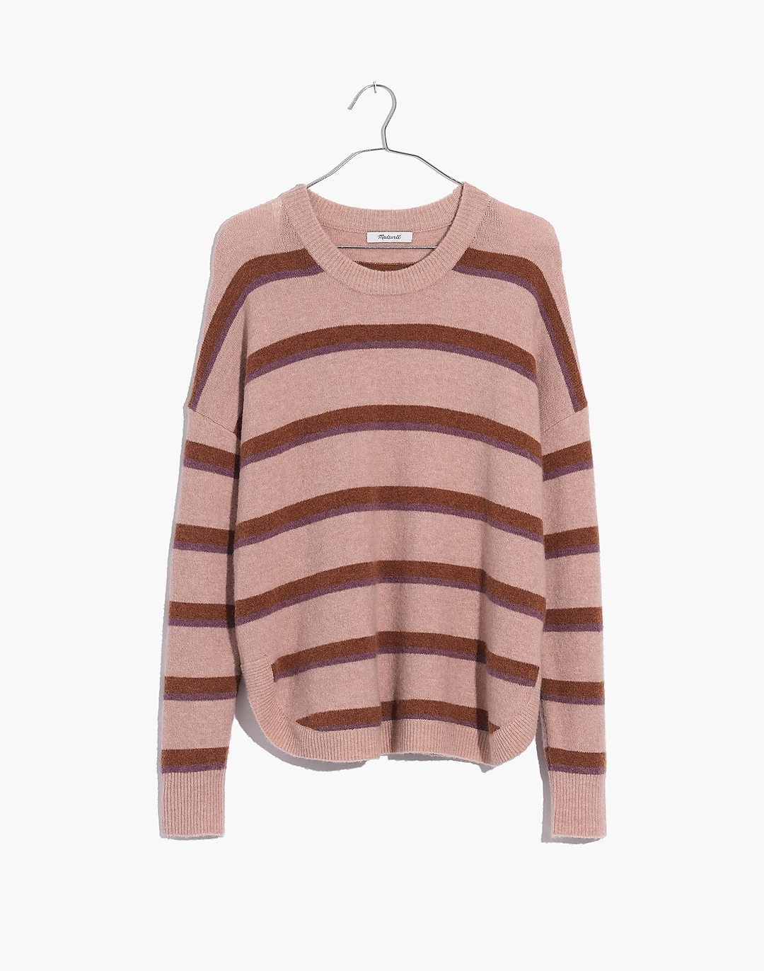 Madewell, Sweaters, Madewell Cardiff Multi Colored Striped Crew Neck  Sweater Sz Xs