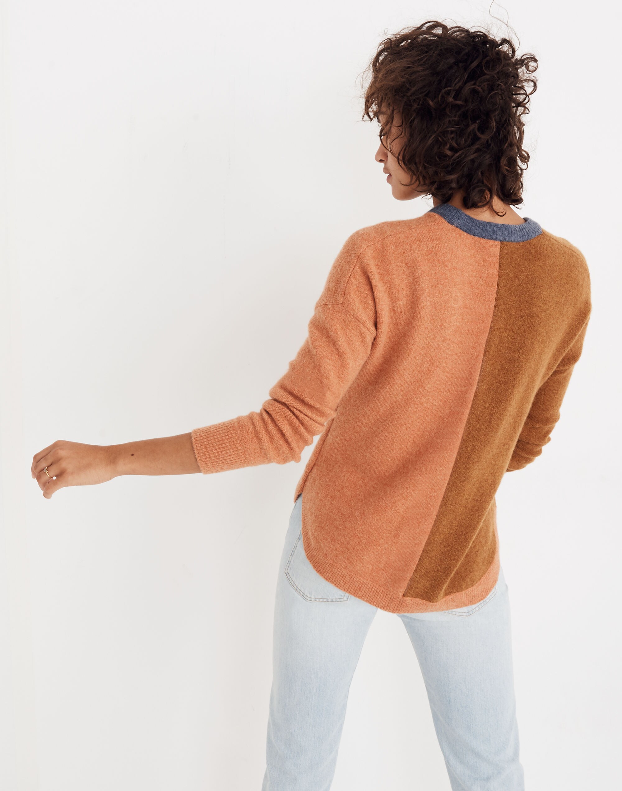 Westlake Colorblock Pullover Sweater in Coziest Yarn