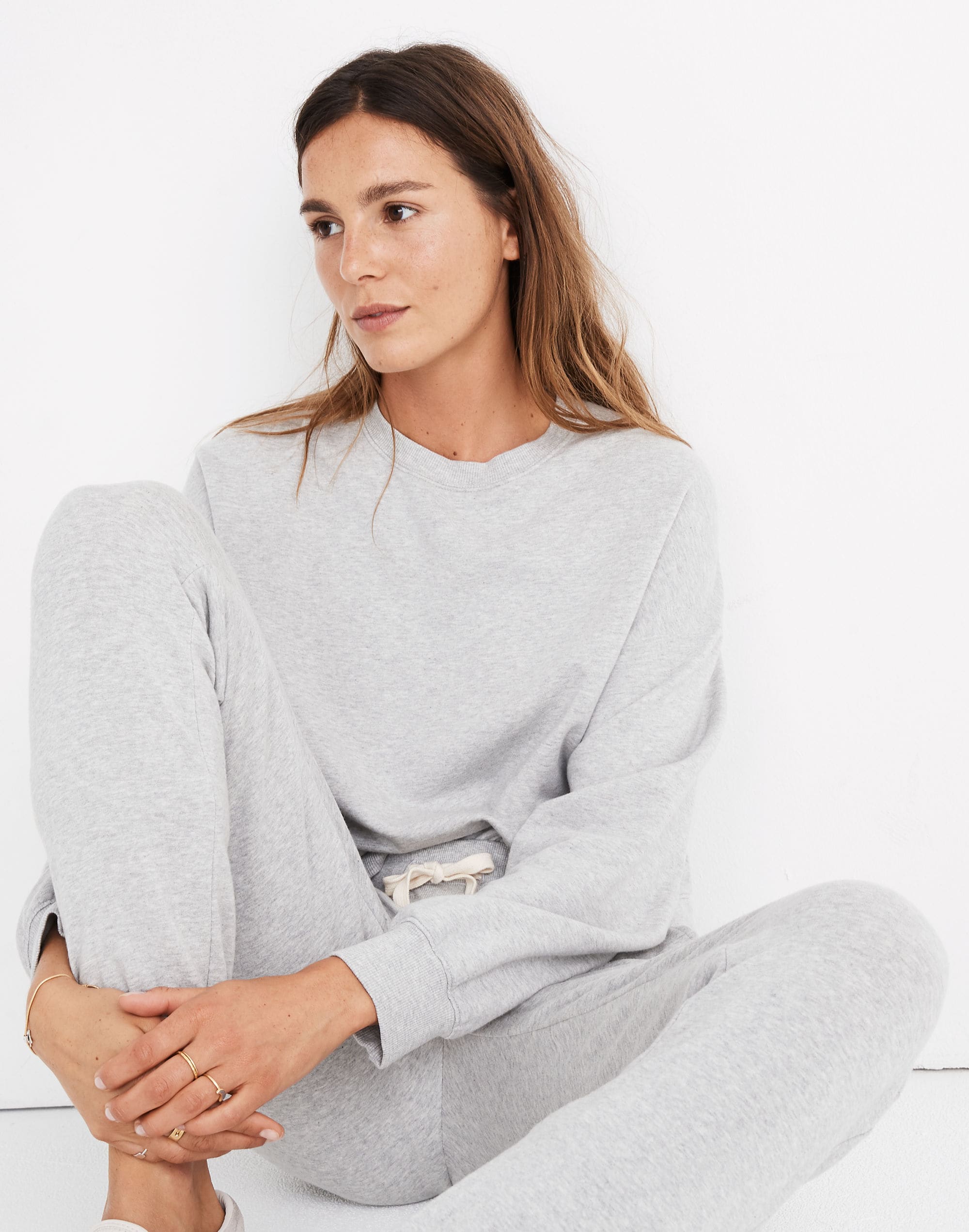 rivet &amp; thread crop sweatshirt