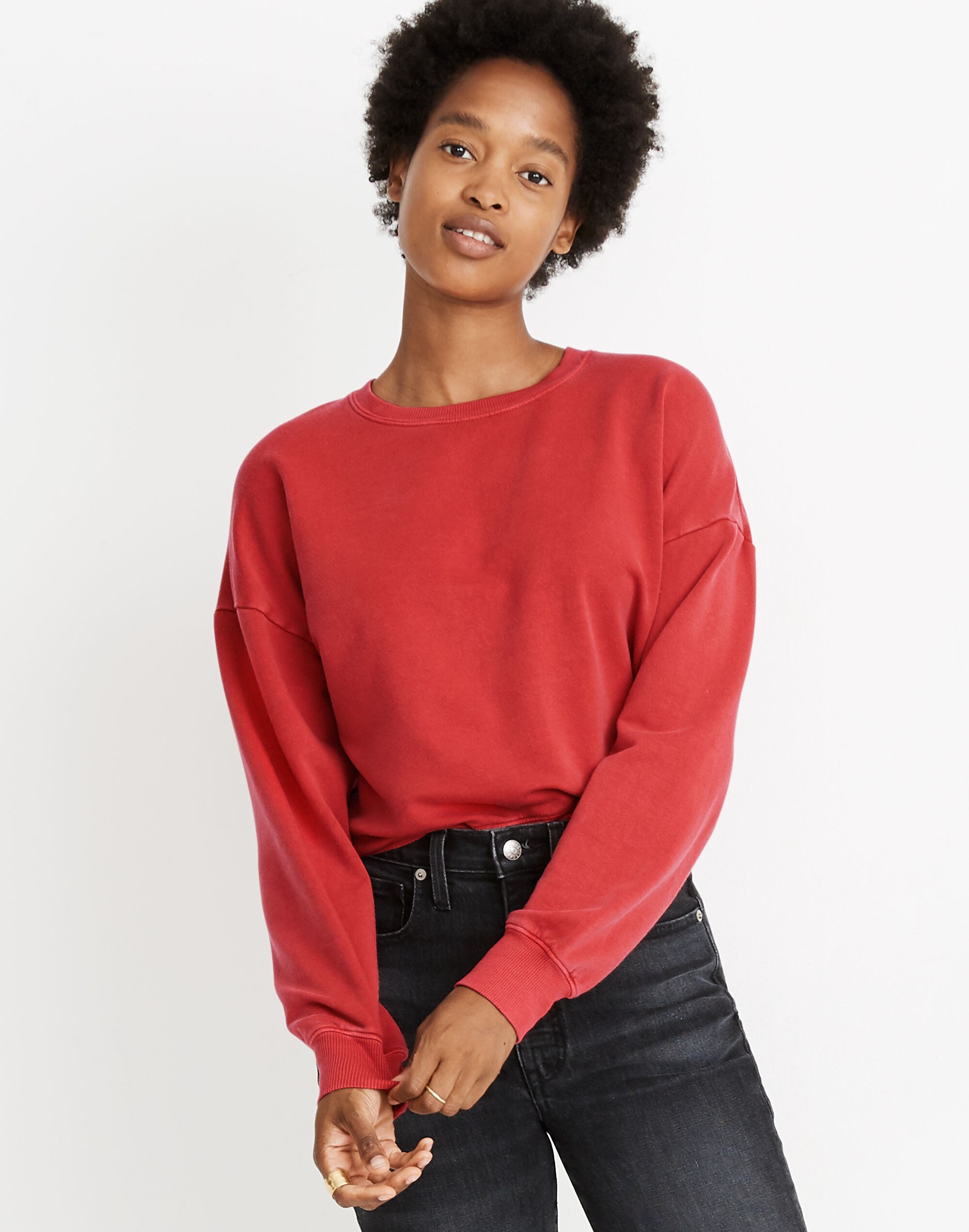Rivet &amp; Thread Crop Sweatshirt