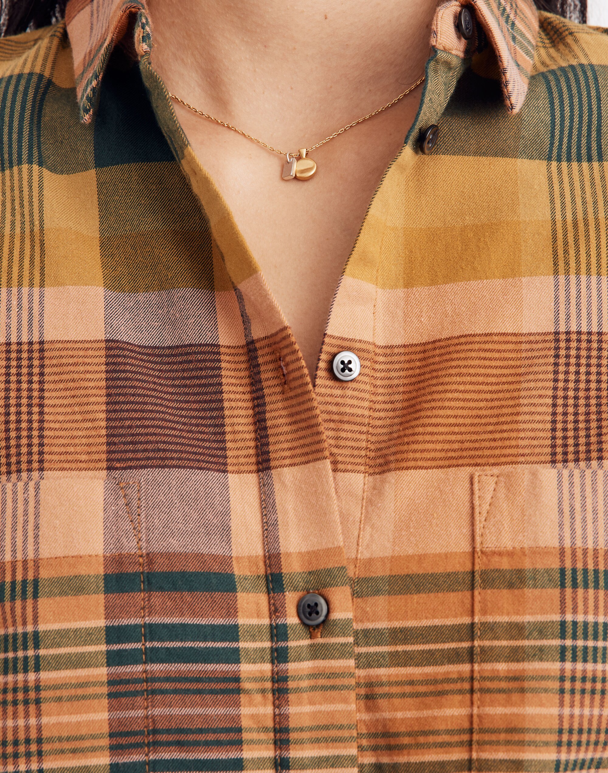 Flannel Sunday Shirt in Seconda Plaid