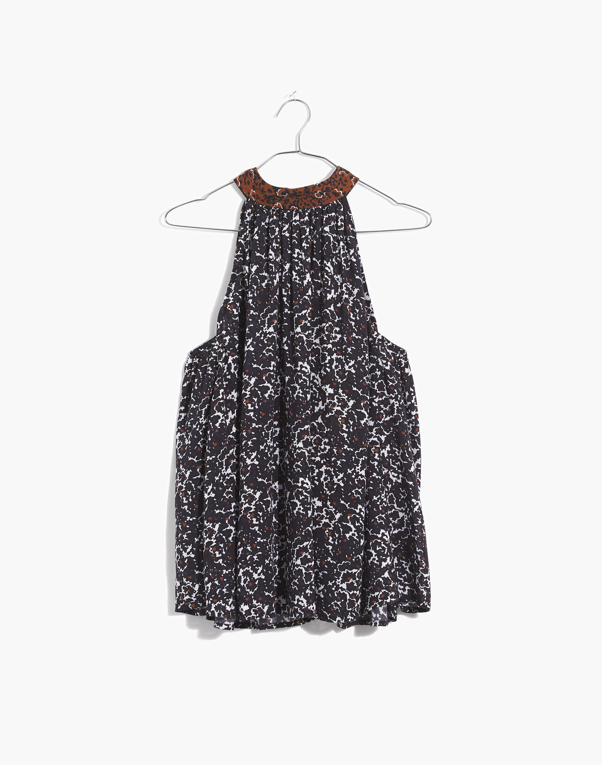 Apiece Apart&trade; Floral Medina Tie-Neck Top