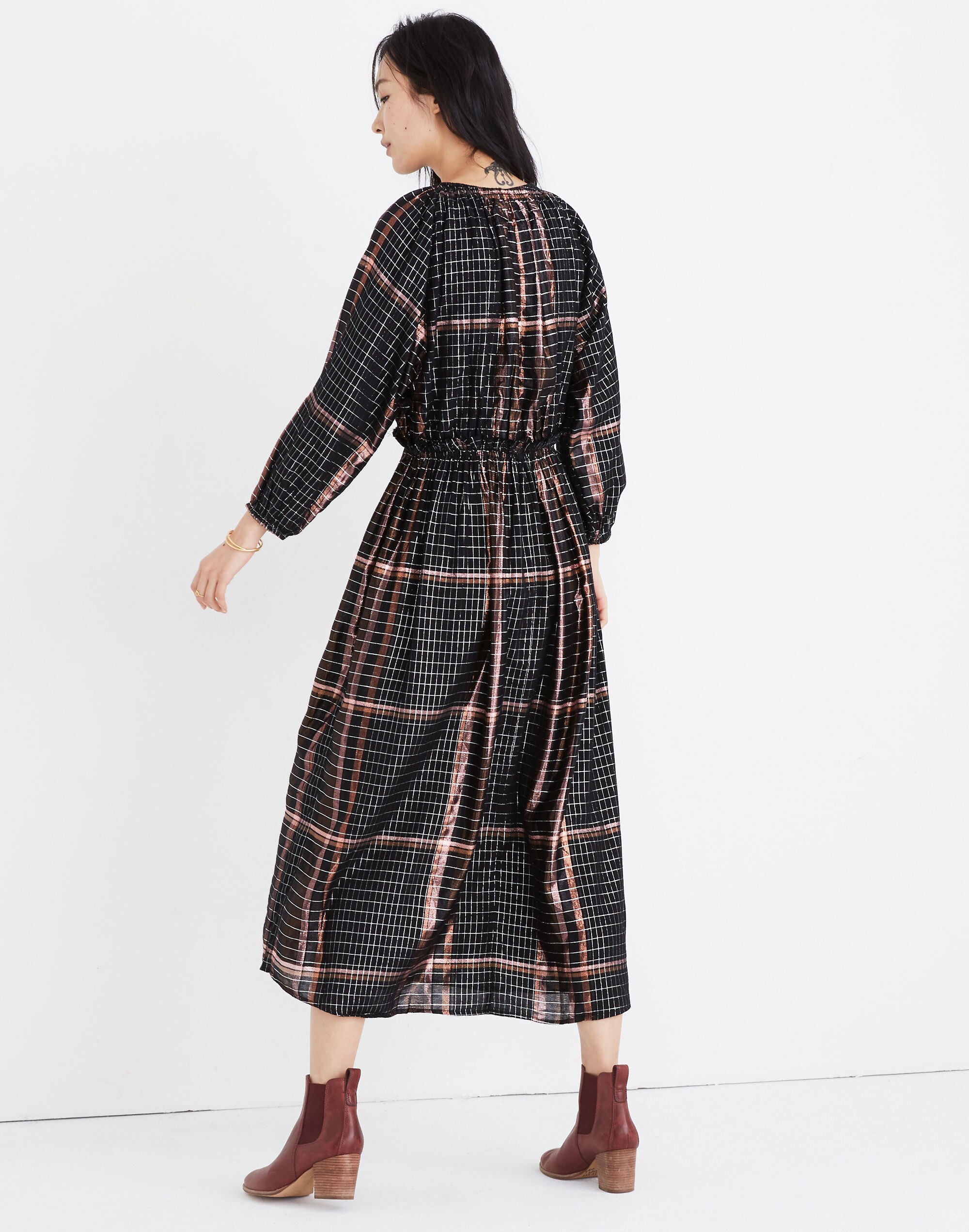 Apiece Apart&trade; Plaid Valentijn Dress