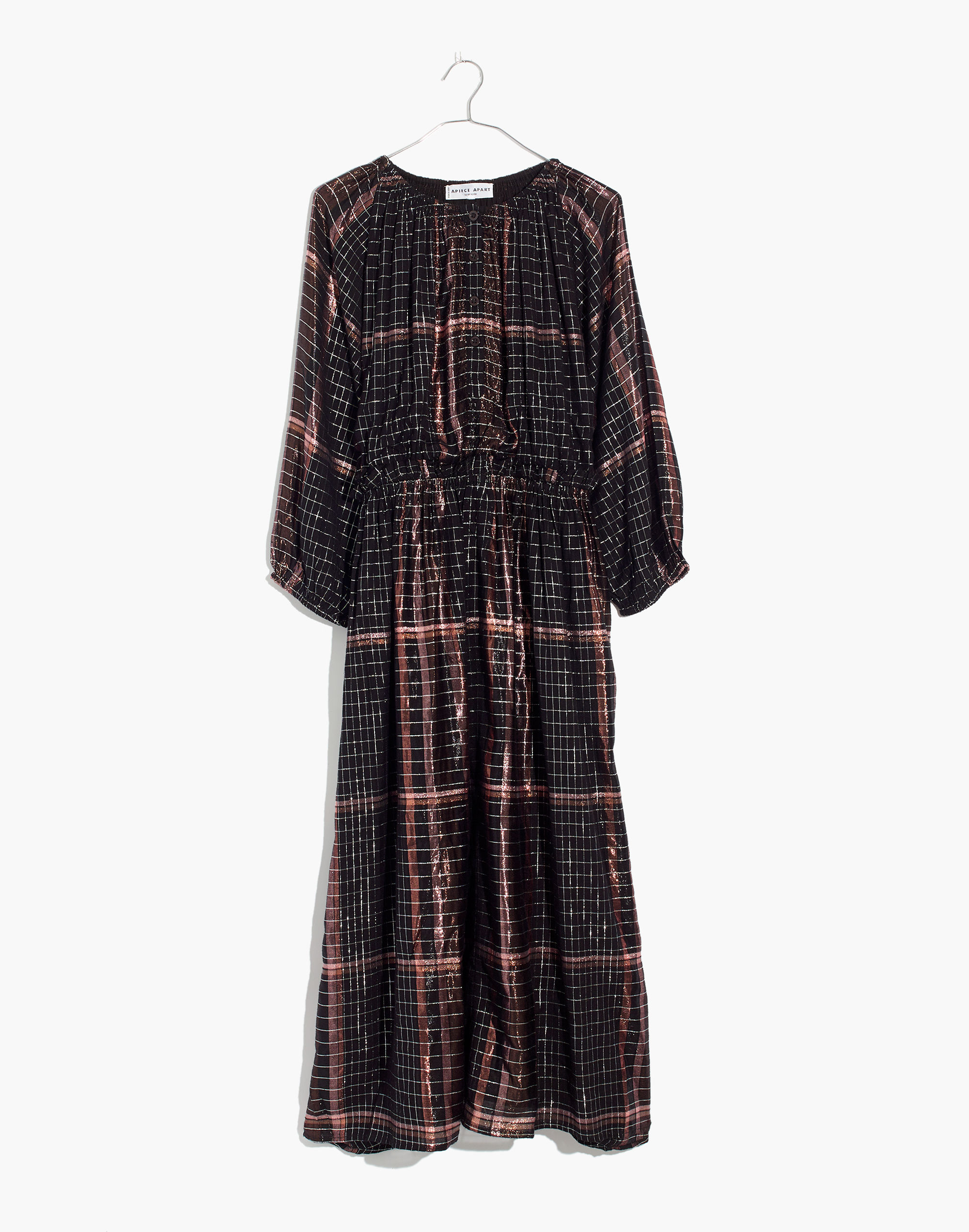 Apiece Apart&trade; Plaid Valentijn Dress