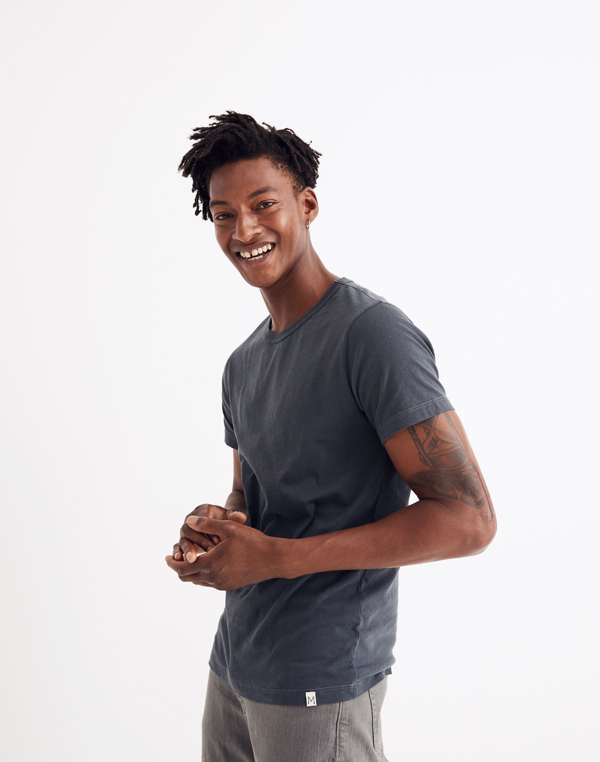 Garment-Dyed Allday Crewneck Tee