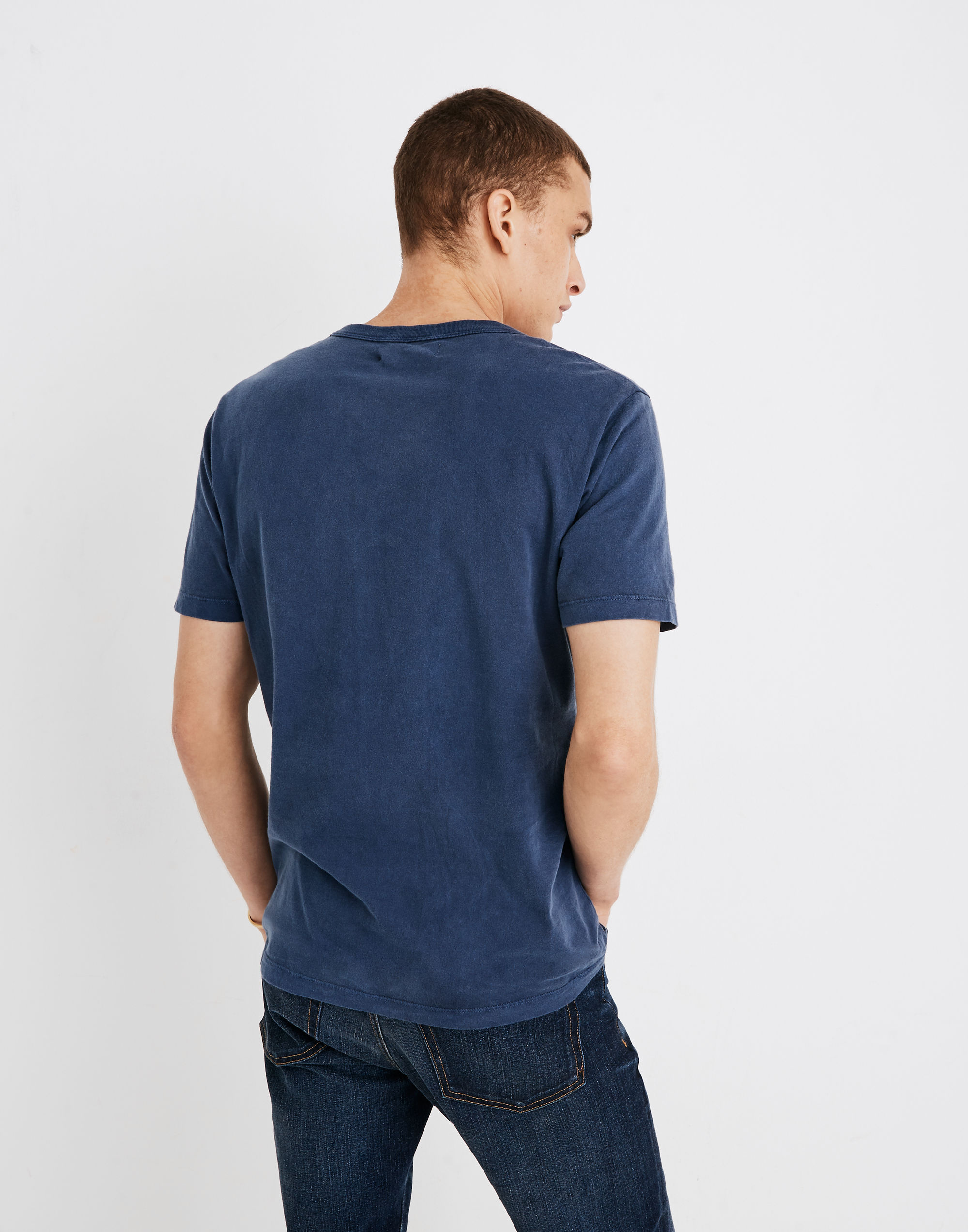 Garment-Dyed Allday Crewneck Pocket Tee