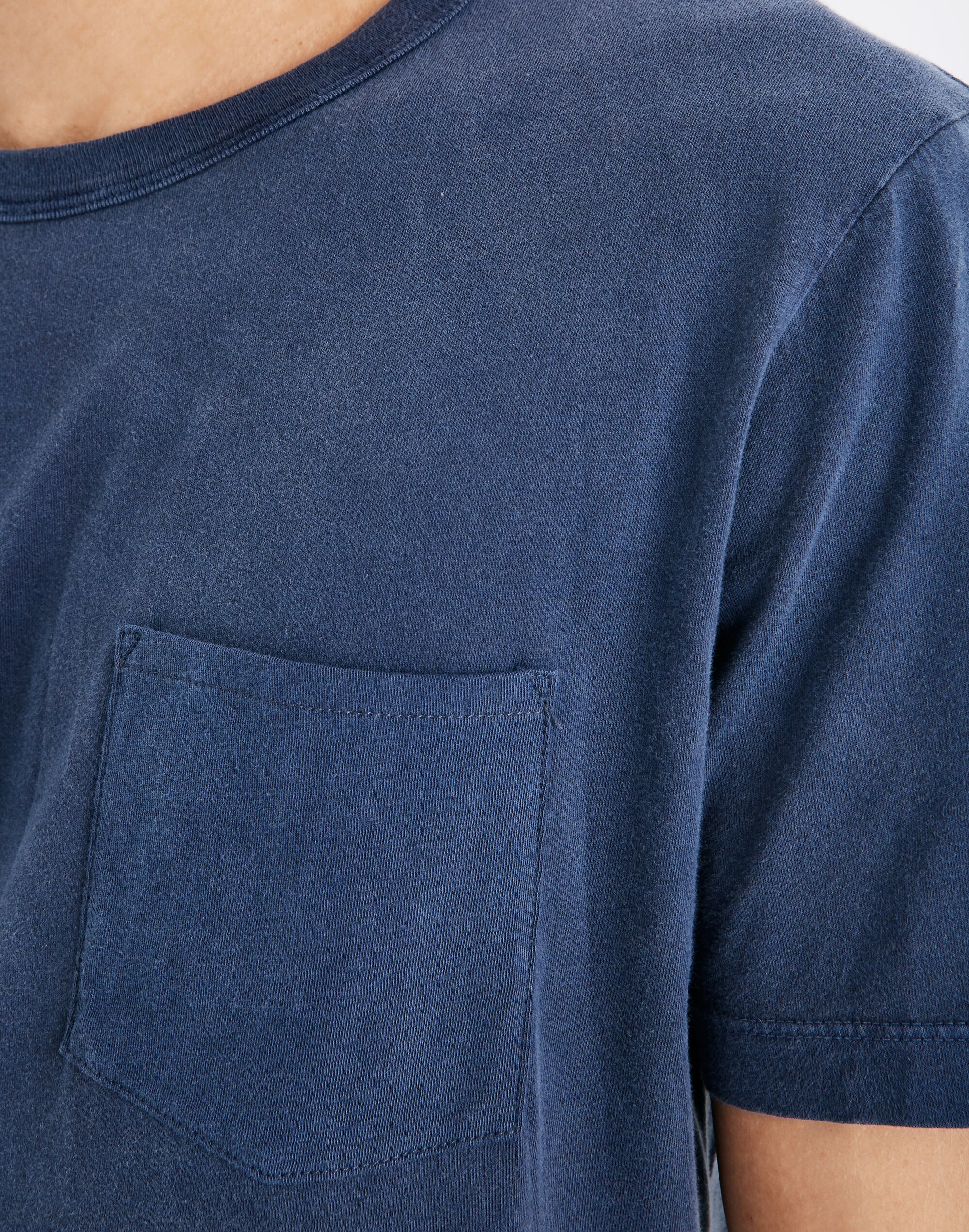 Garment-Dyed Allday Crewneck Pocket Tee