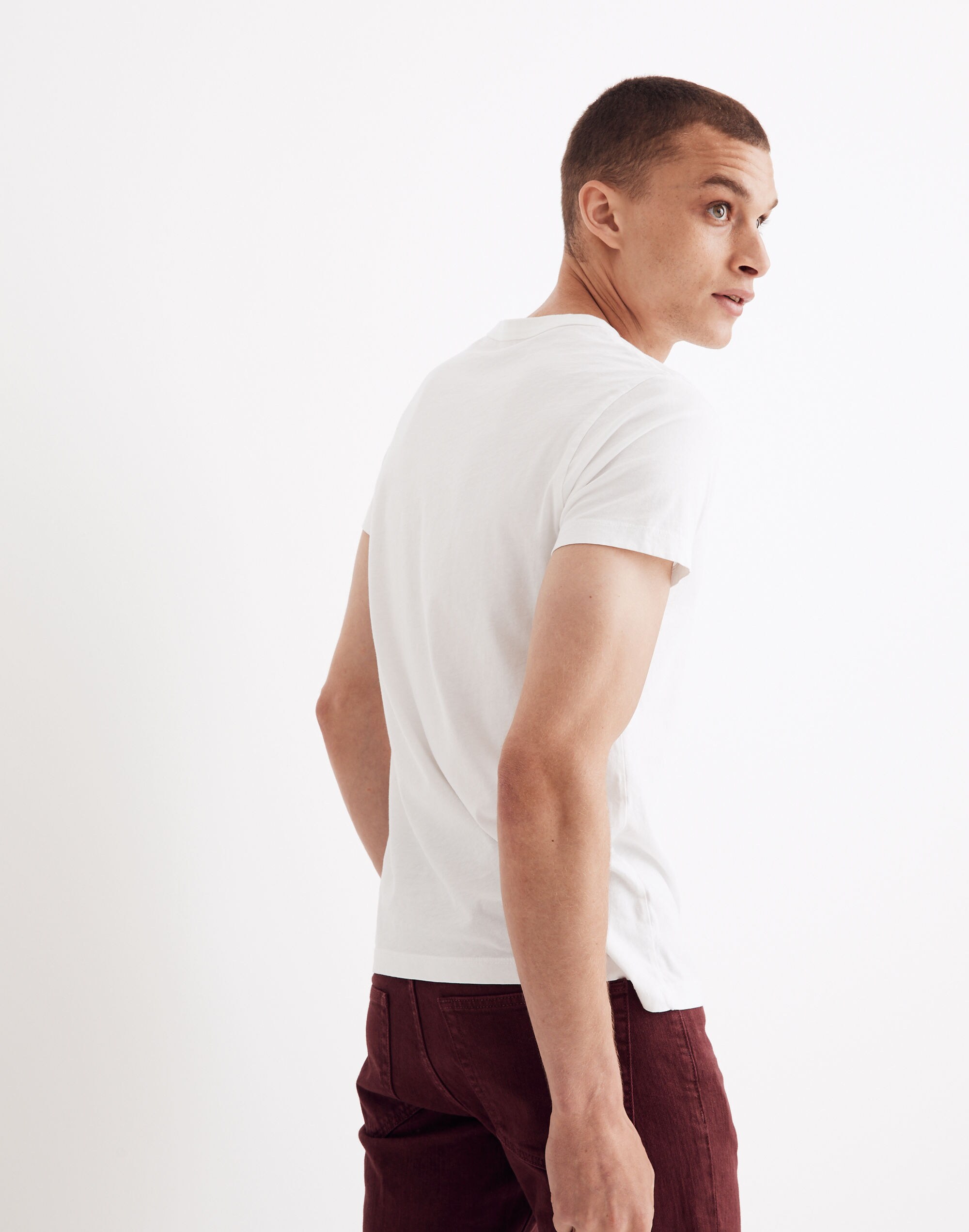 Garment-Dyed Allday Crewneck Pocket Tee