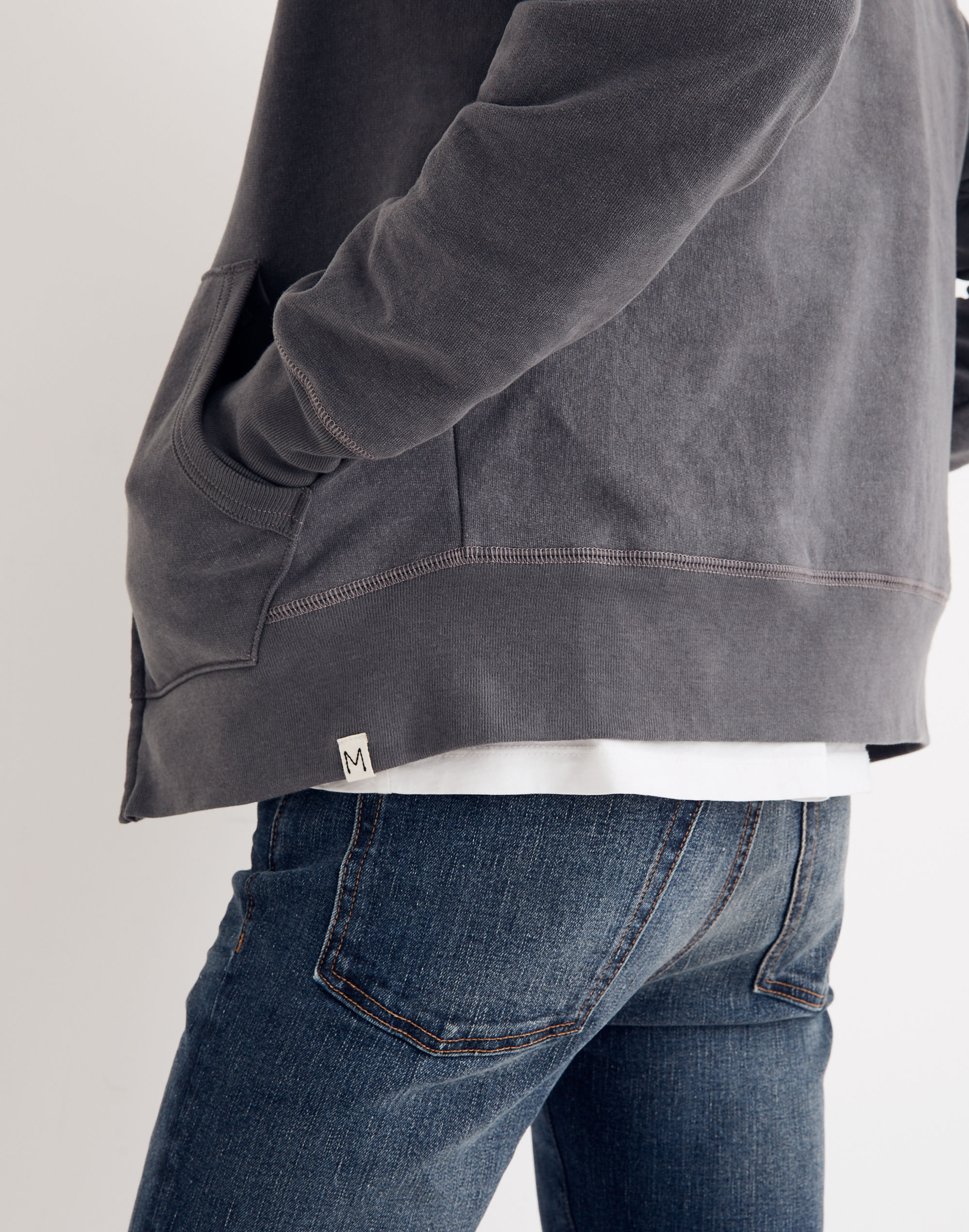 Zip-Front Hoodie Sweatshirt