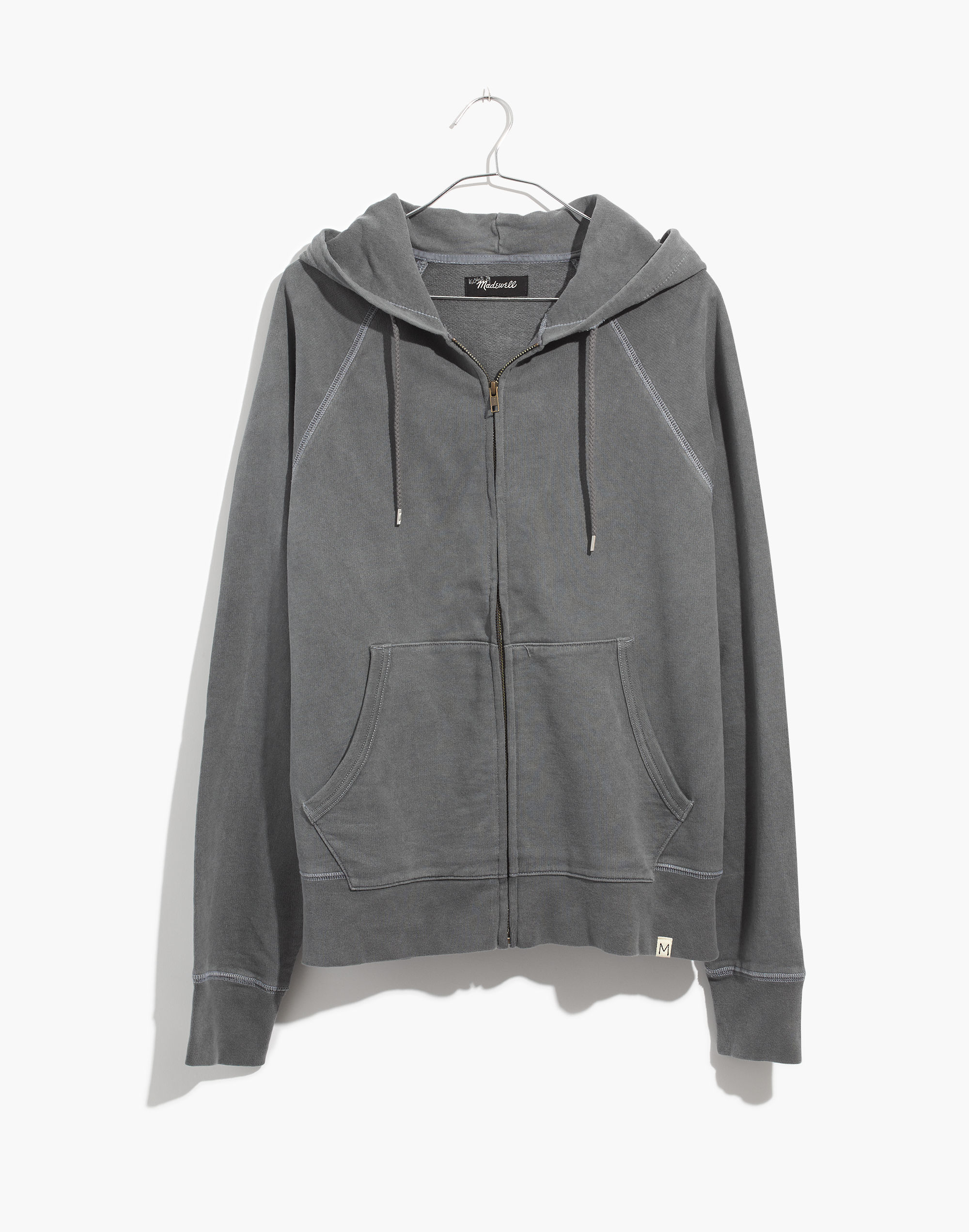 Zip-Front Hoodie Sweatshirt