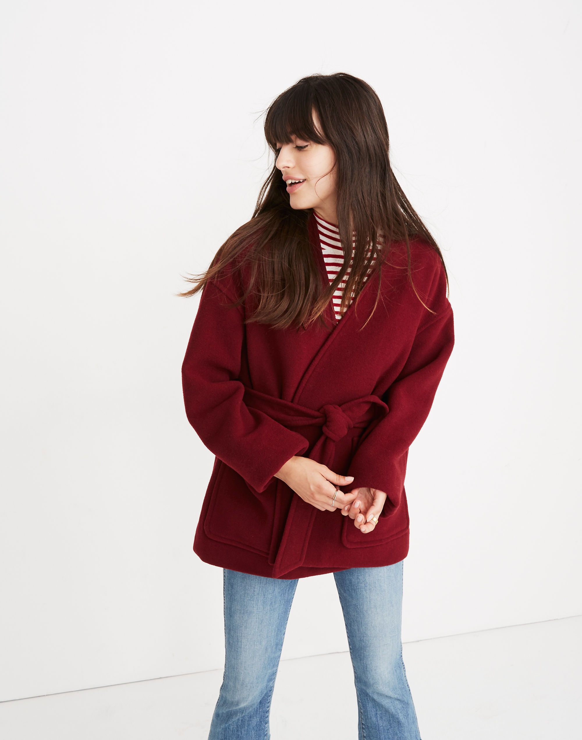 Belted Wrap Coat