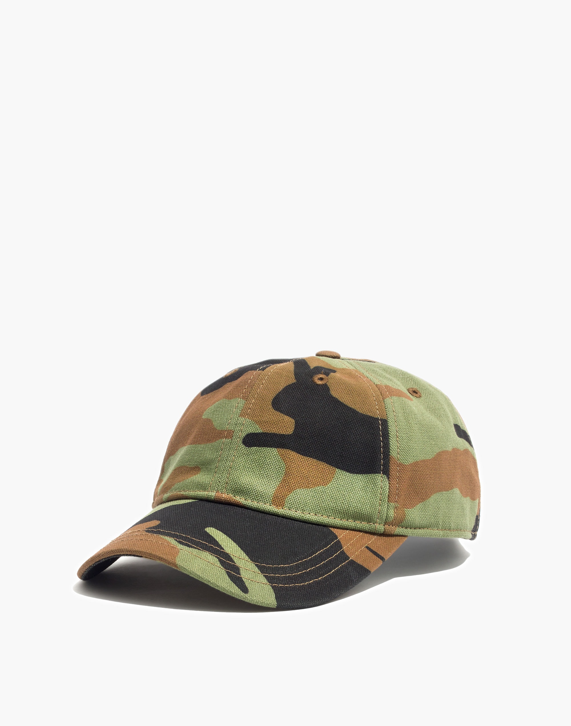 canvas baseball cap in cottontail camo