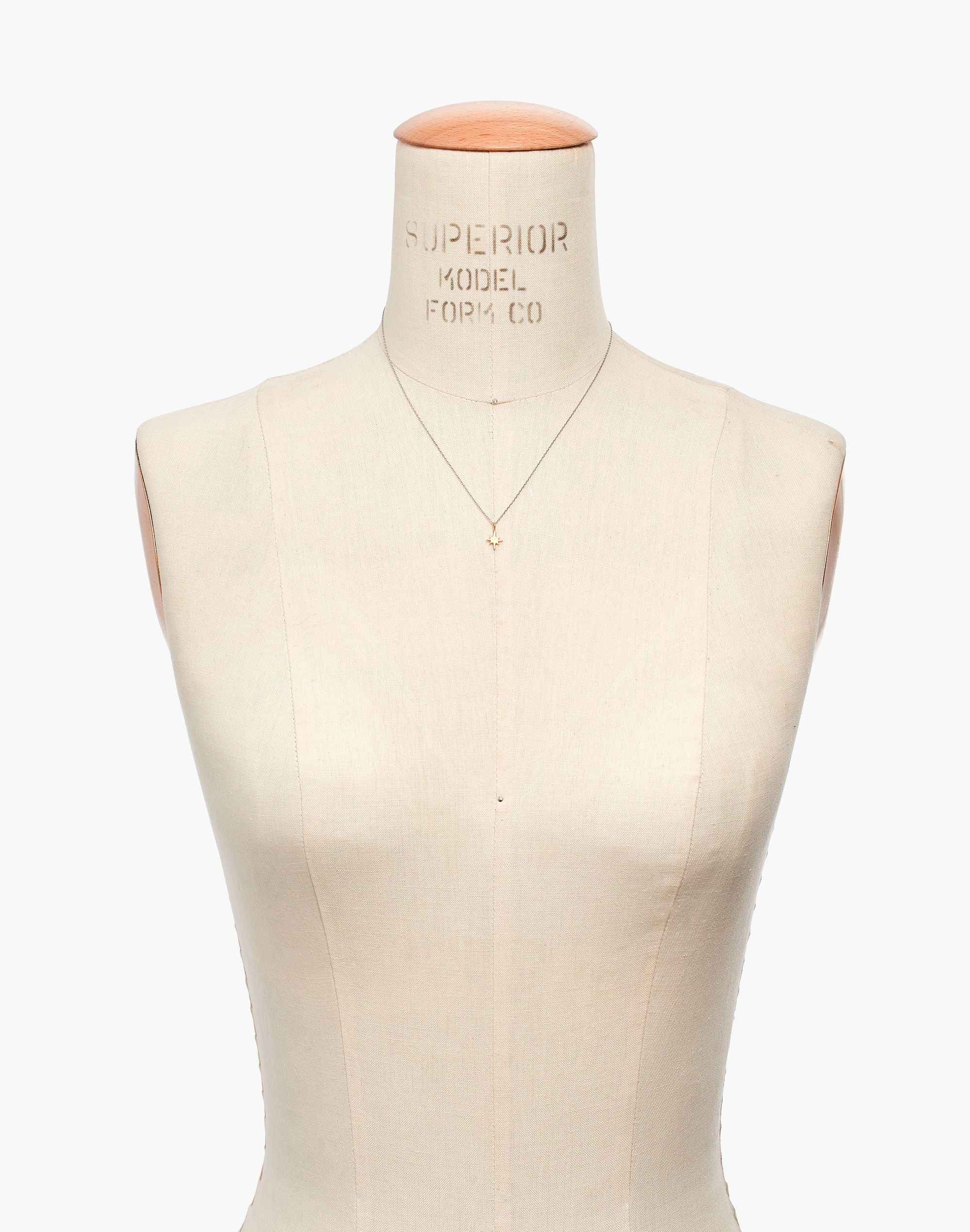 Vermeil Bright Star Charm Necklace