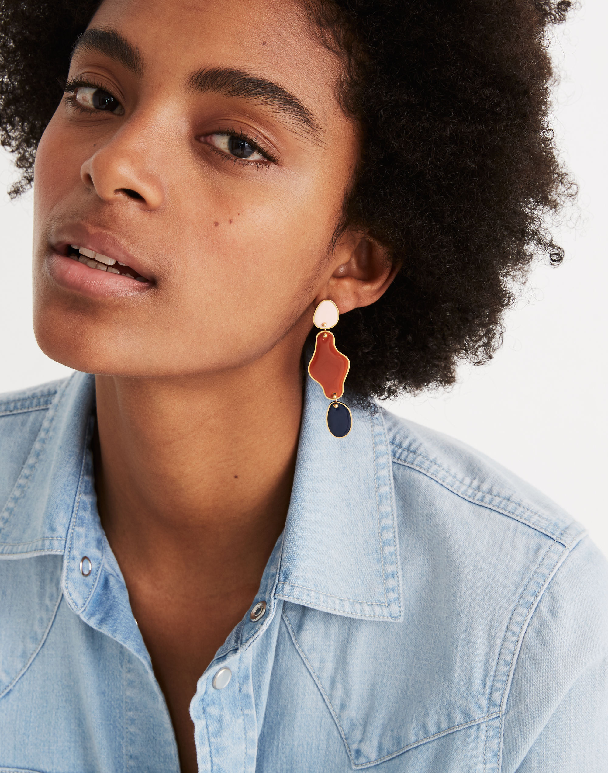 Freeform Statement Earrings