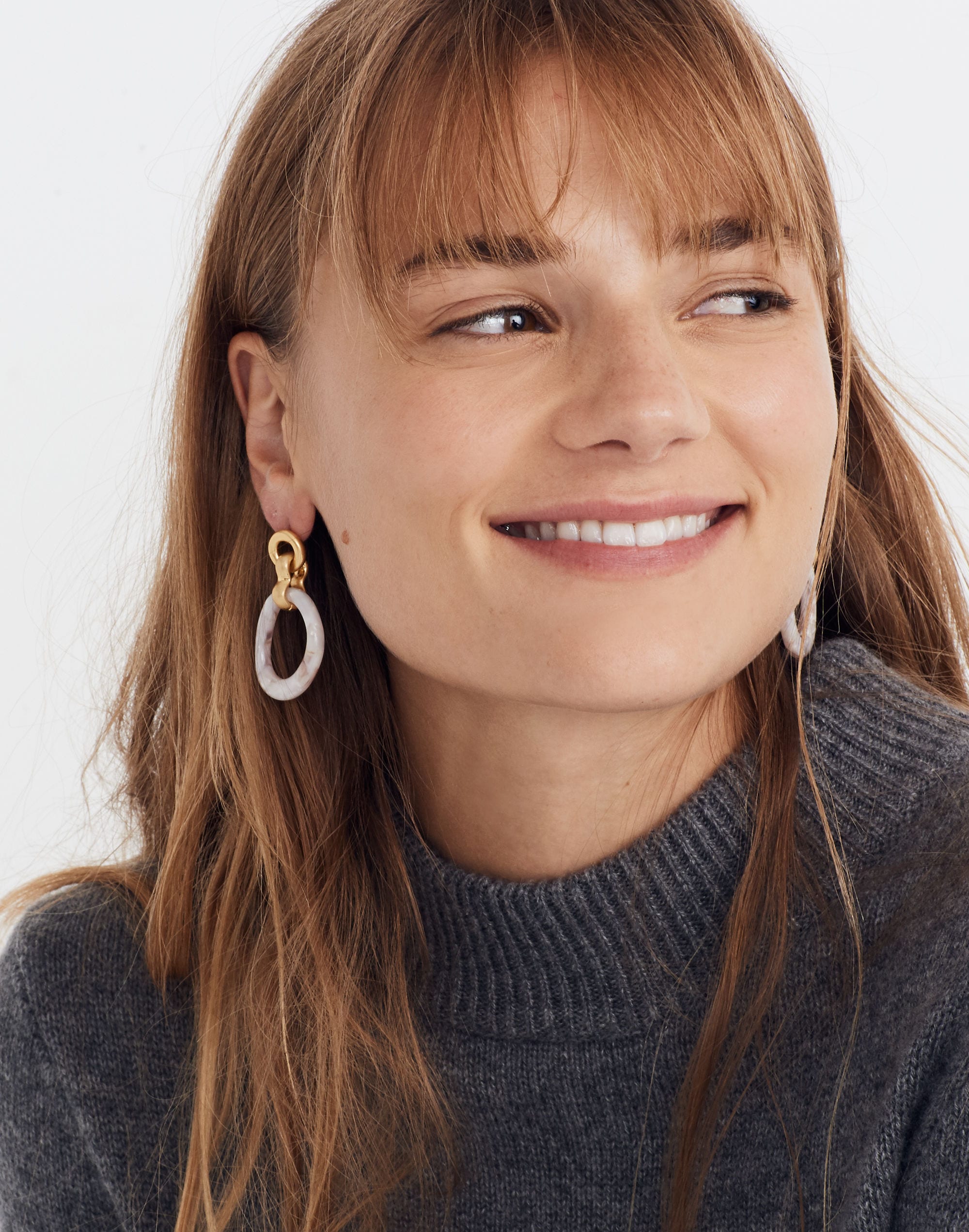 Acrylic Link Earrings