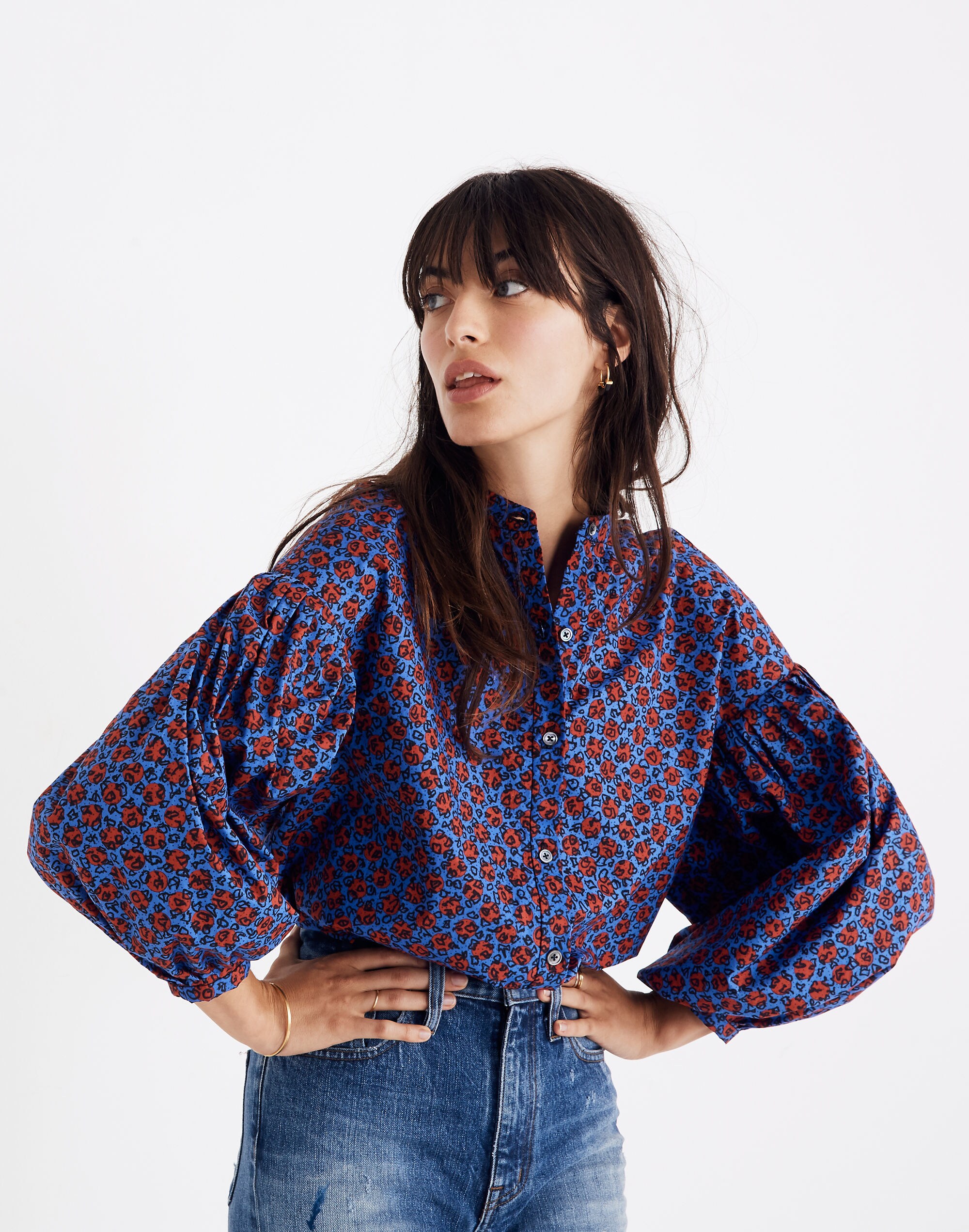 whit&reg; neely shirt in mark print