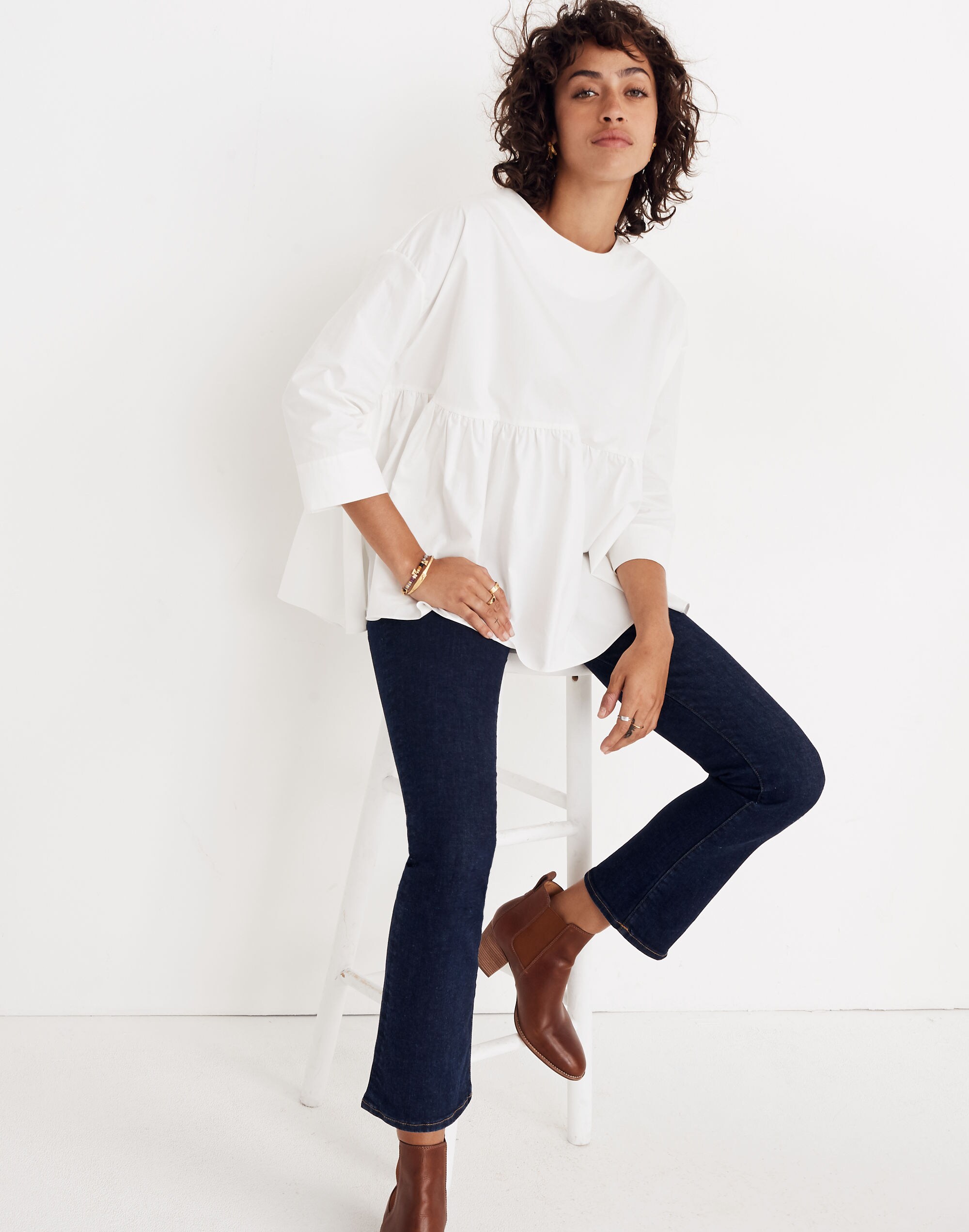 Whit&reg; Dalia Ruffle-Hem Top