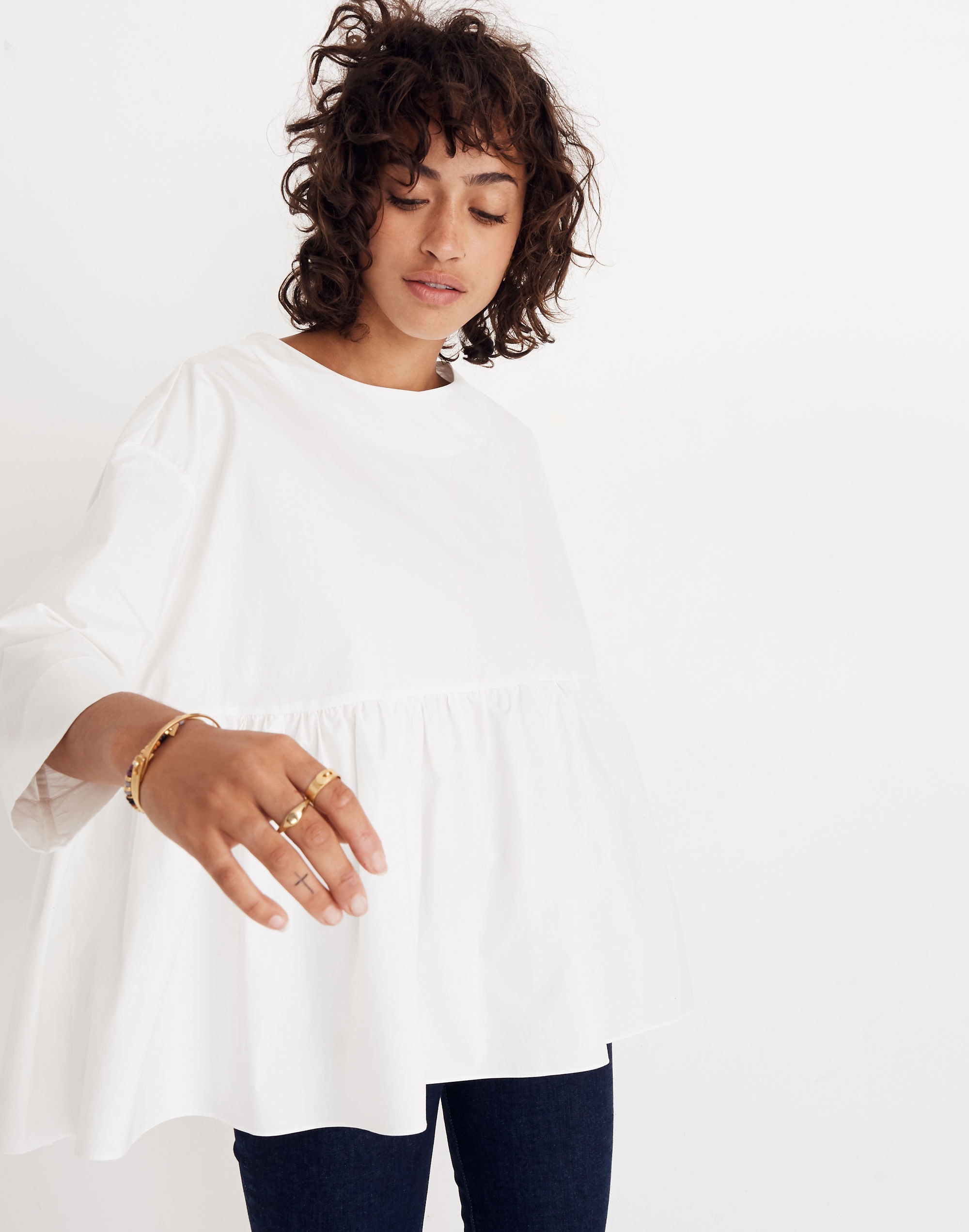 whit&reg; dalia ruffle-hem top