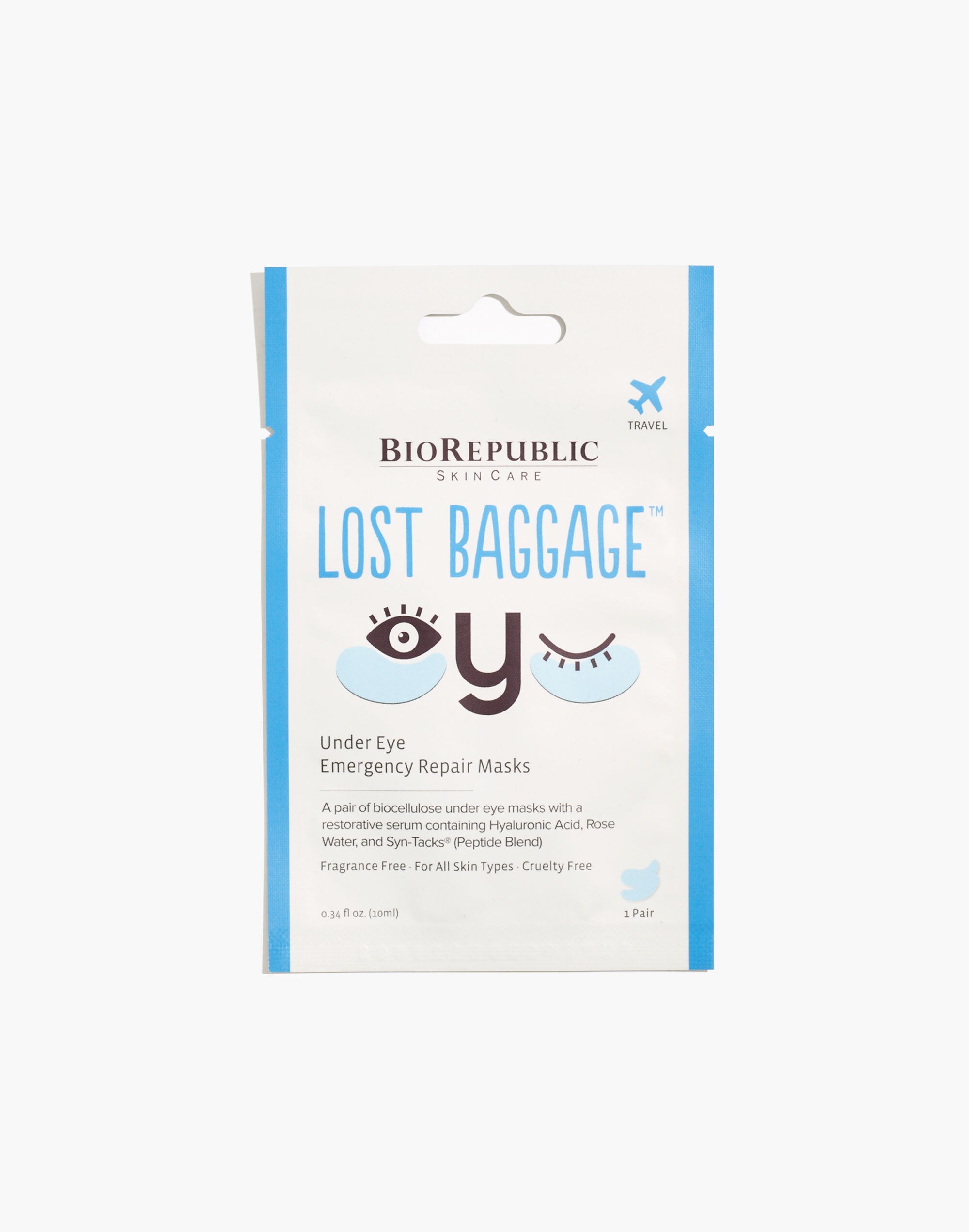 BioRepublic&reg; Lost Baggage Under Eye Emergency Repair Mask