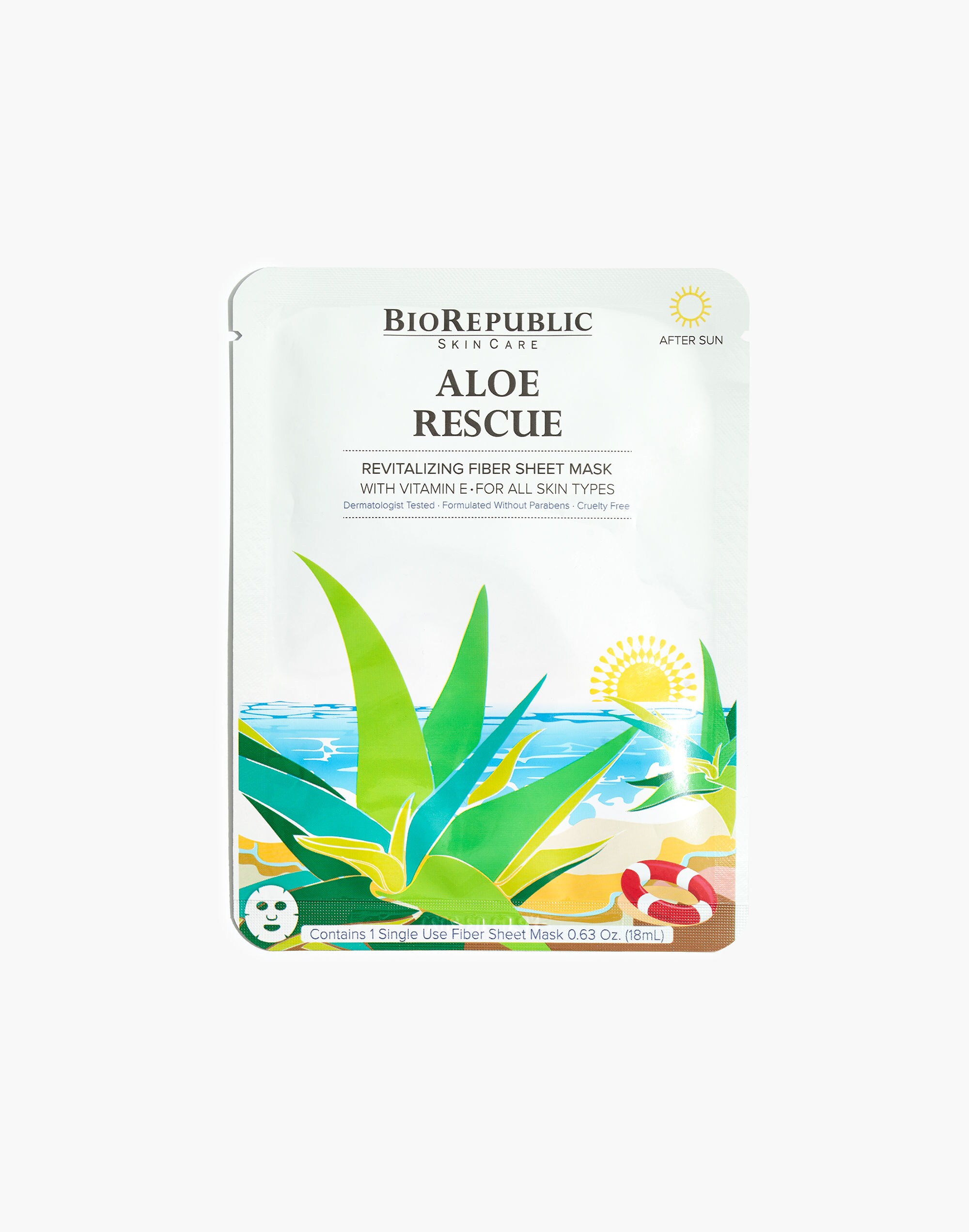 BioRepublic&reg; Aloe Rescue Revitalizing Sheet Mask