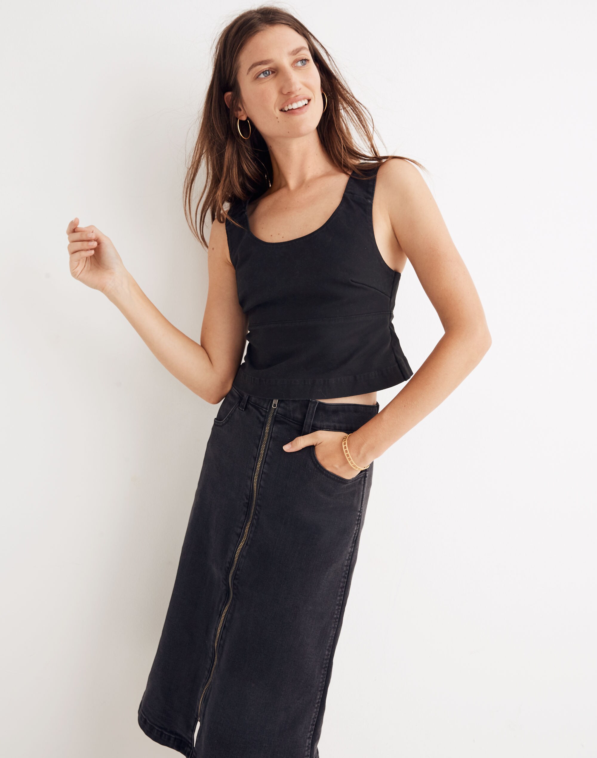 Structured Crop Top