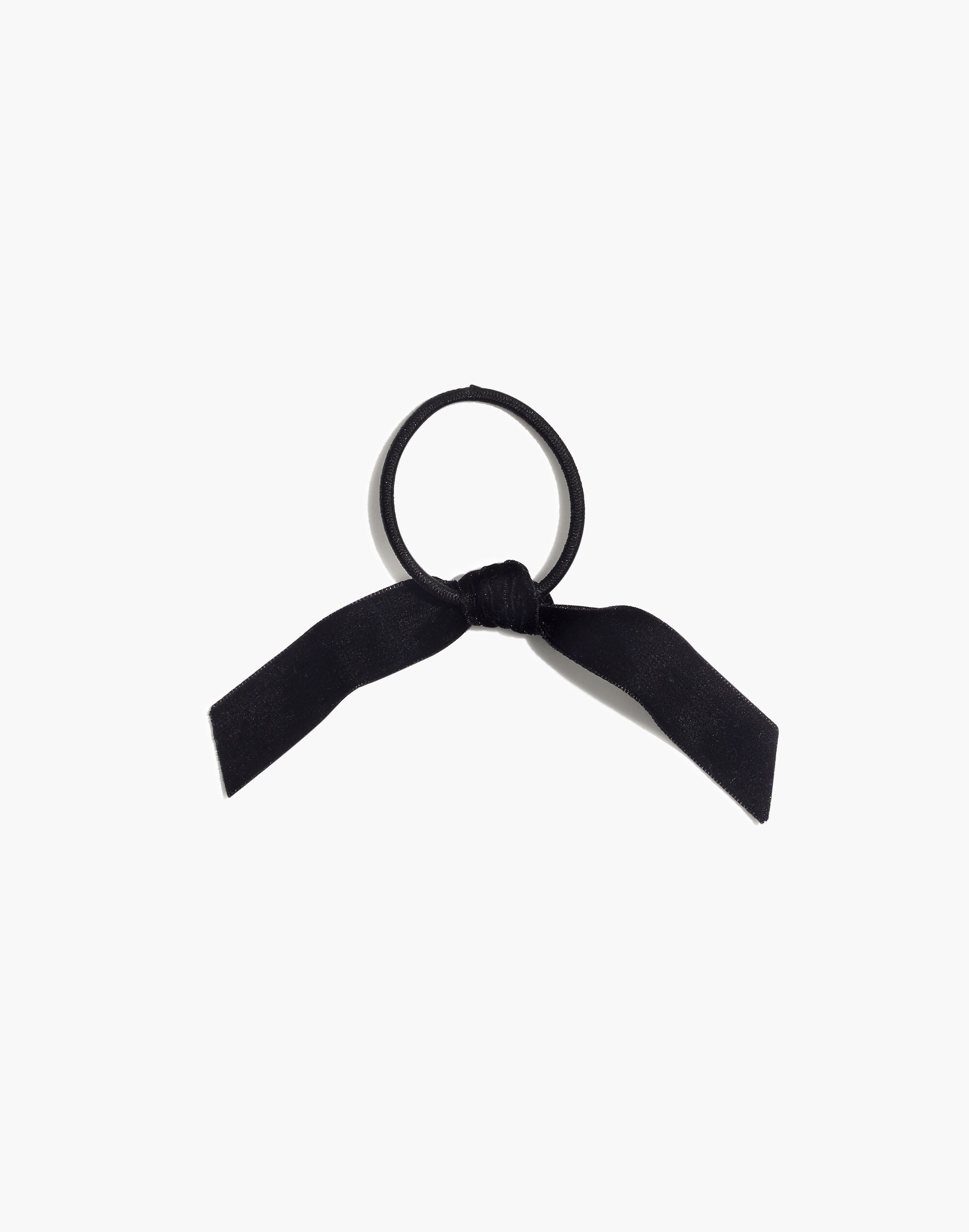 knotted velvet hair tie