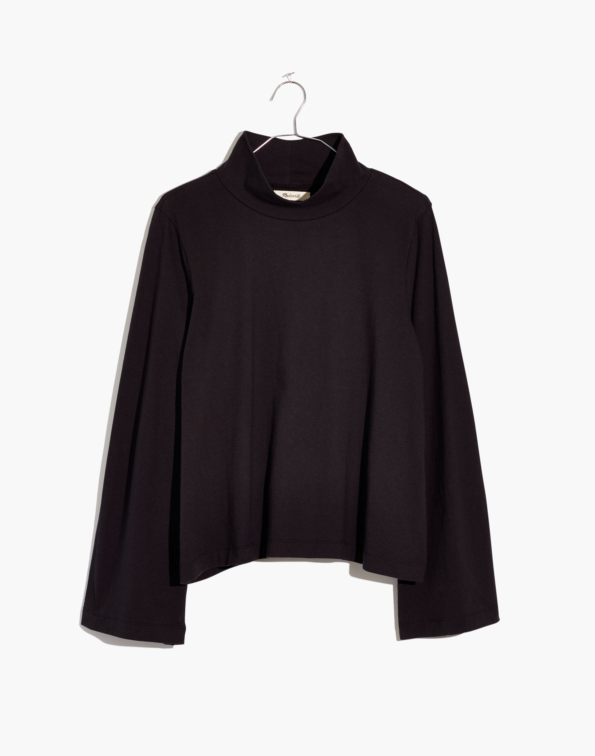 Wide-Sleeve Turtleneck