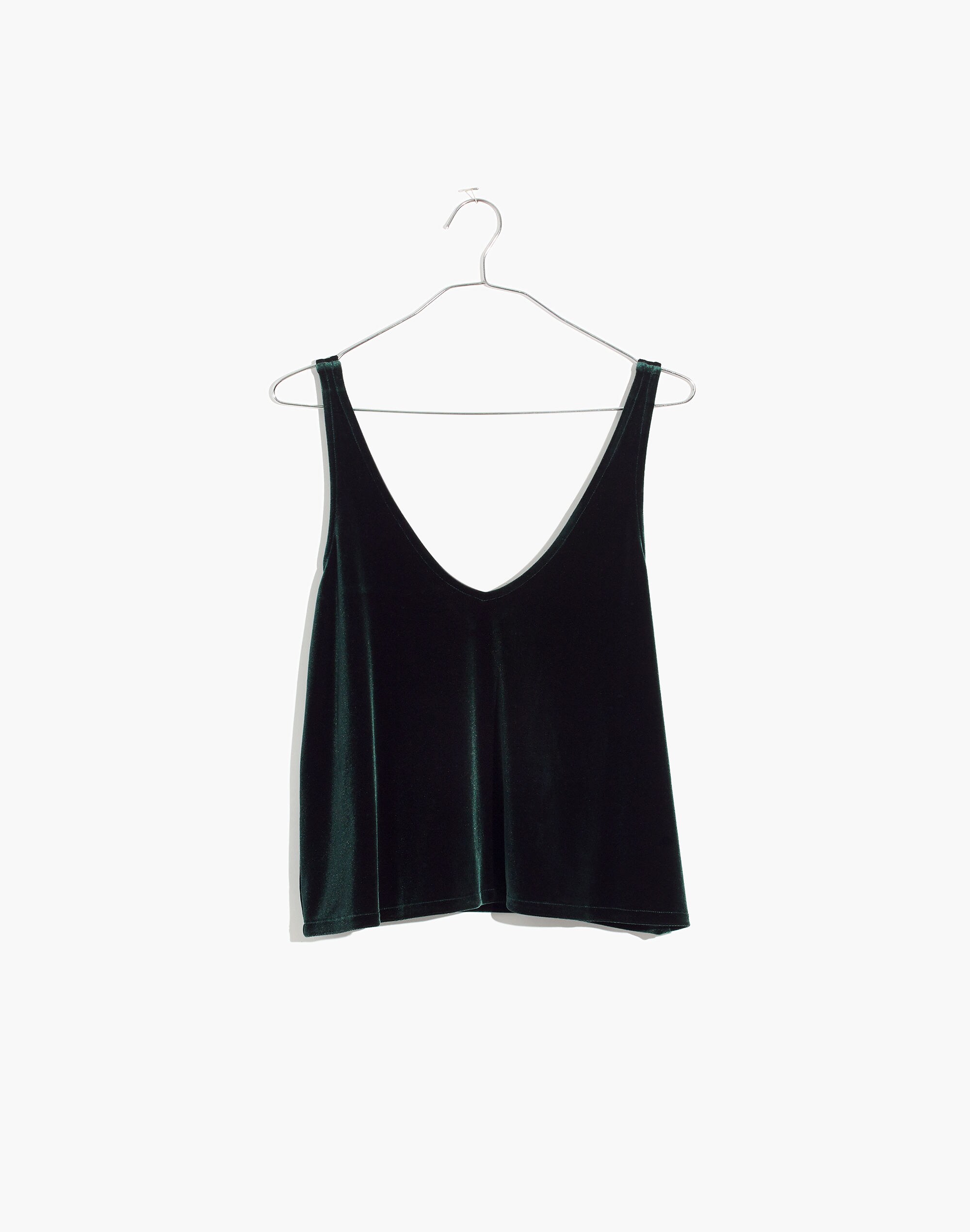 Velvet V-Neck Tank Top