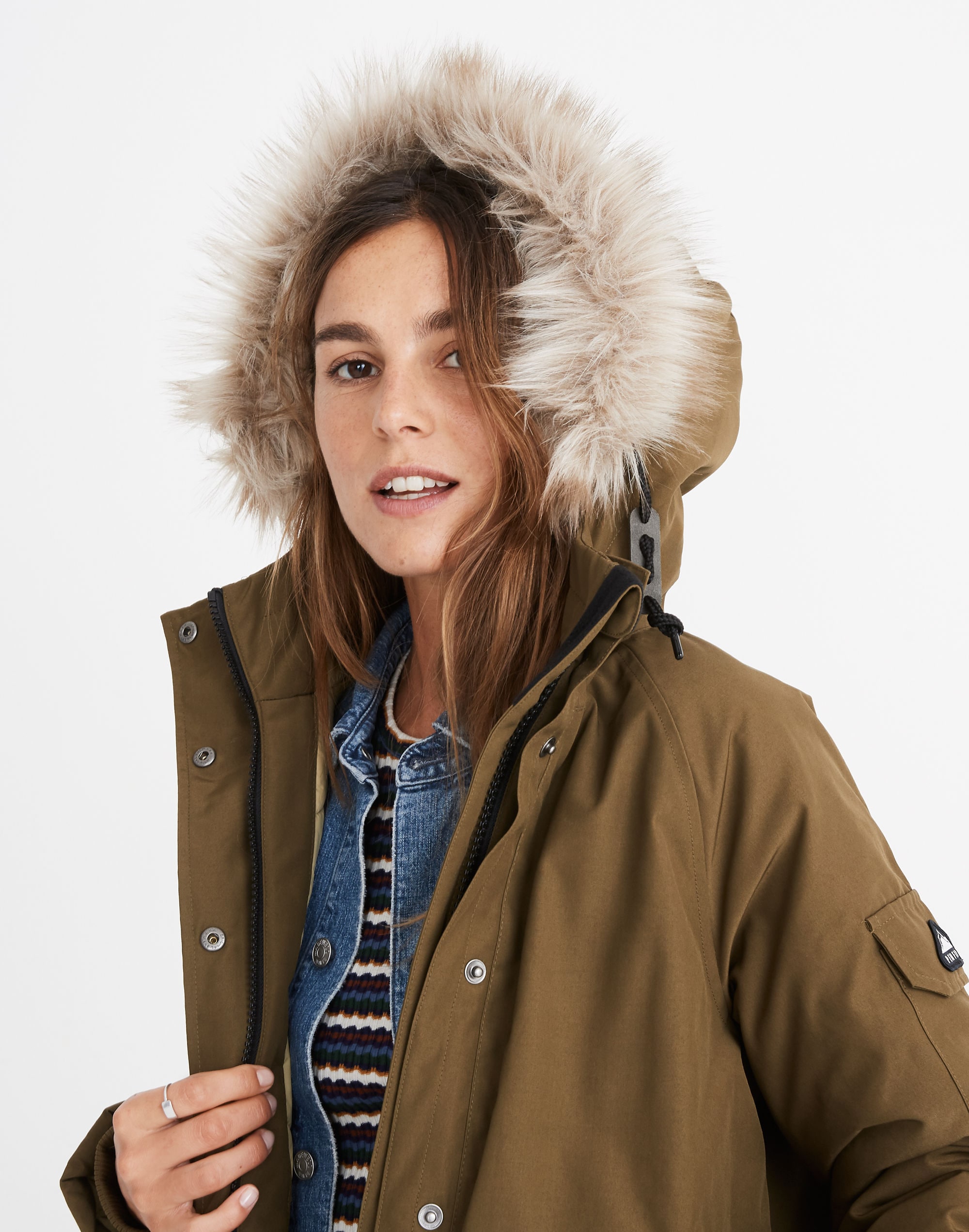 madewell x penfield&reg; deerfield a-line parka