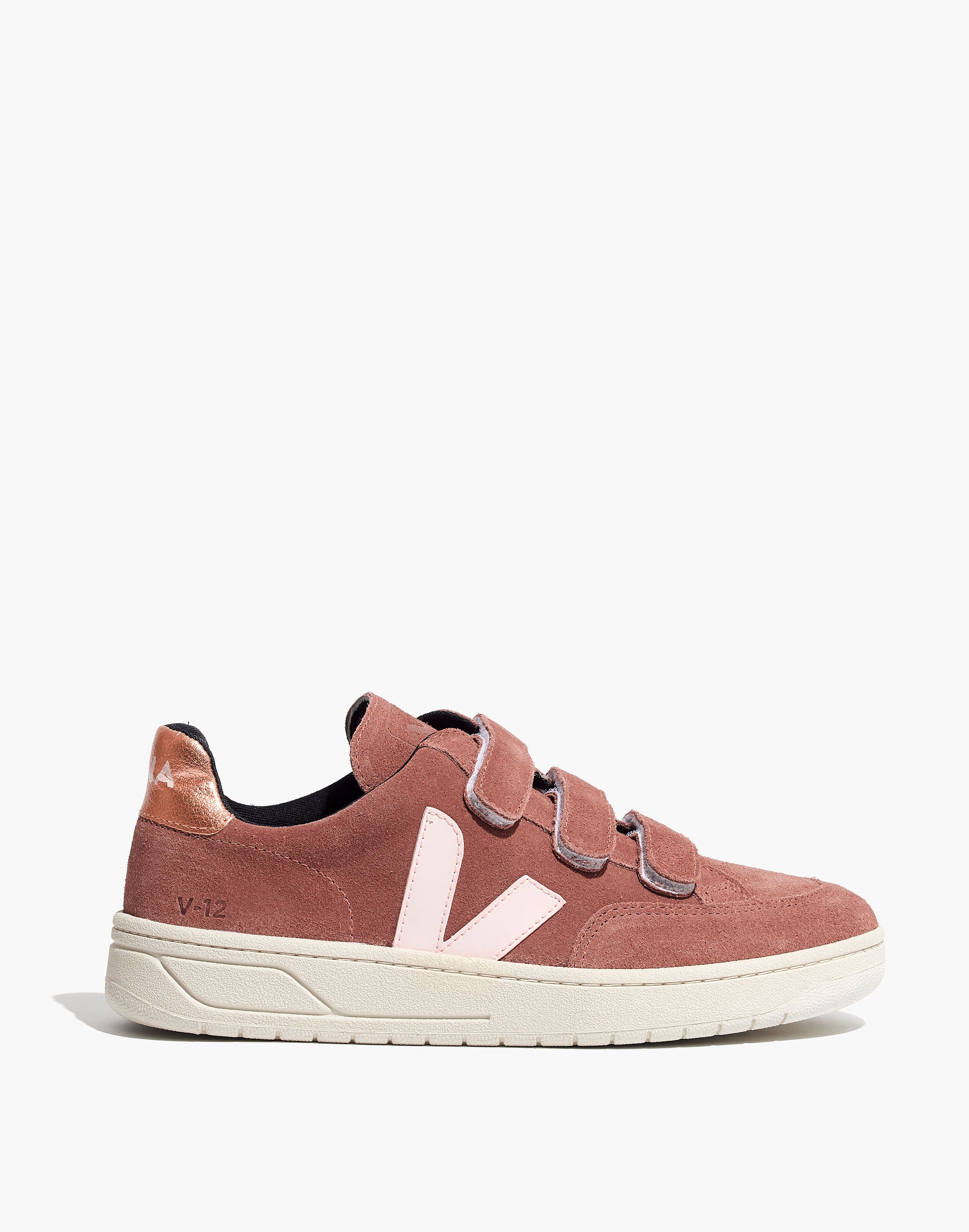 Veja&trade; V-12 Velcro&reg; Sneakers in Dried Petal