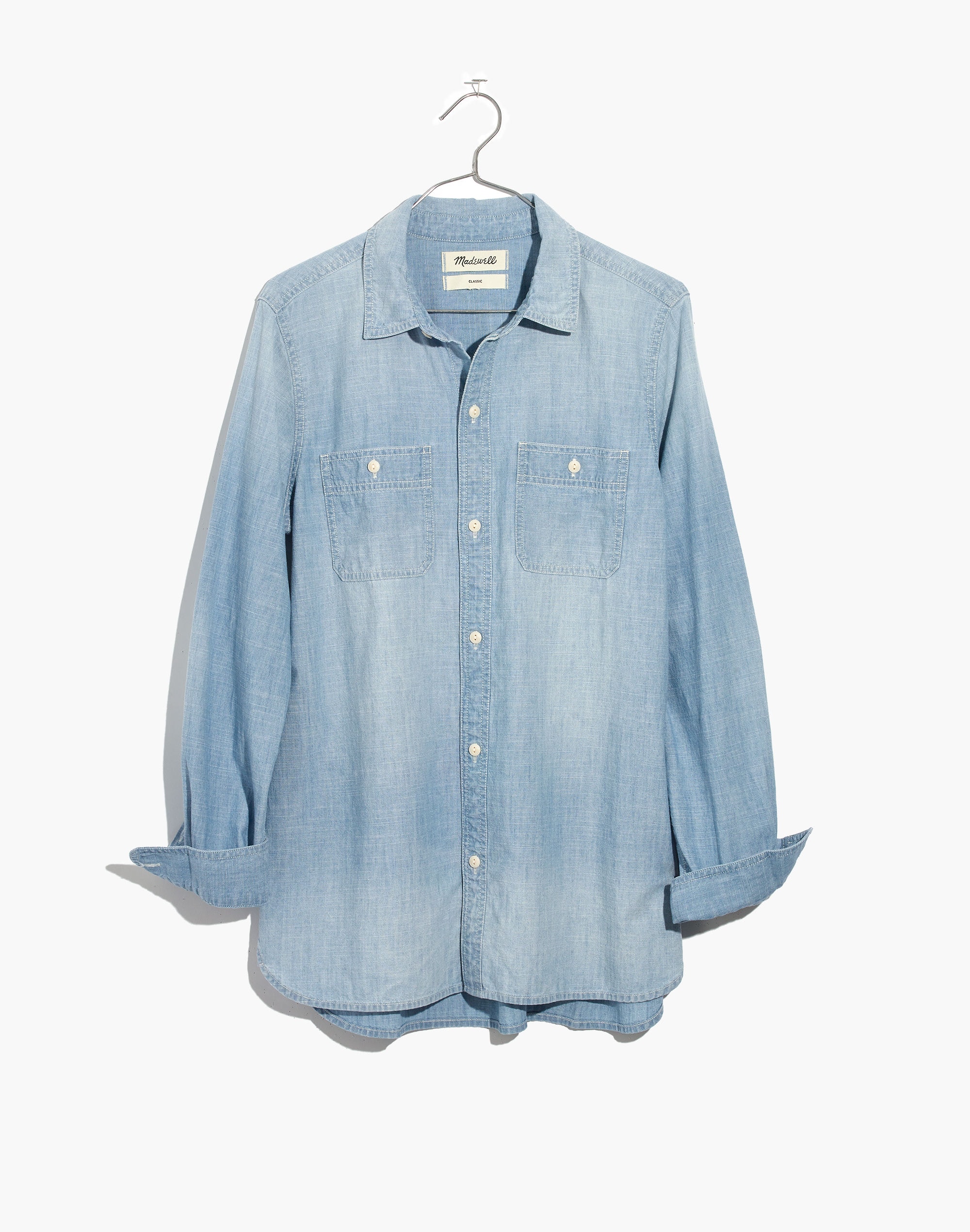 Chambray Classic Ex-Boyfriend Shirt in Evie Wash