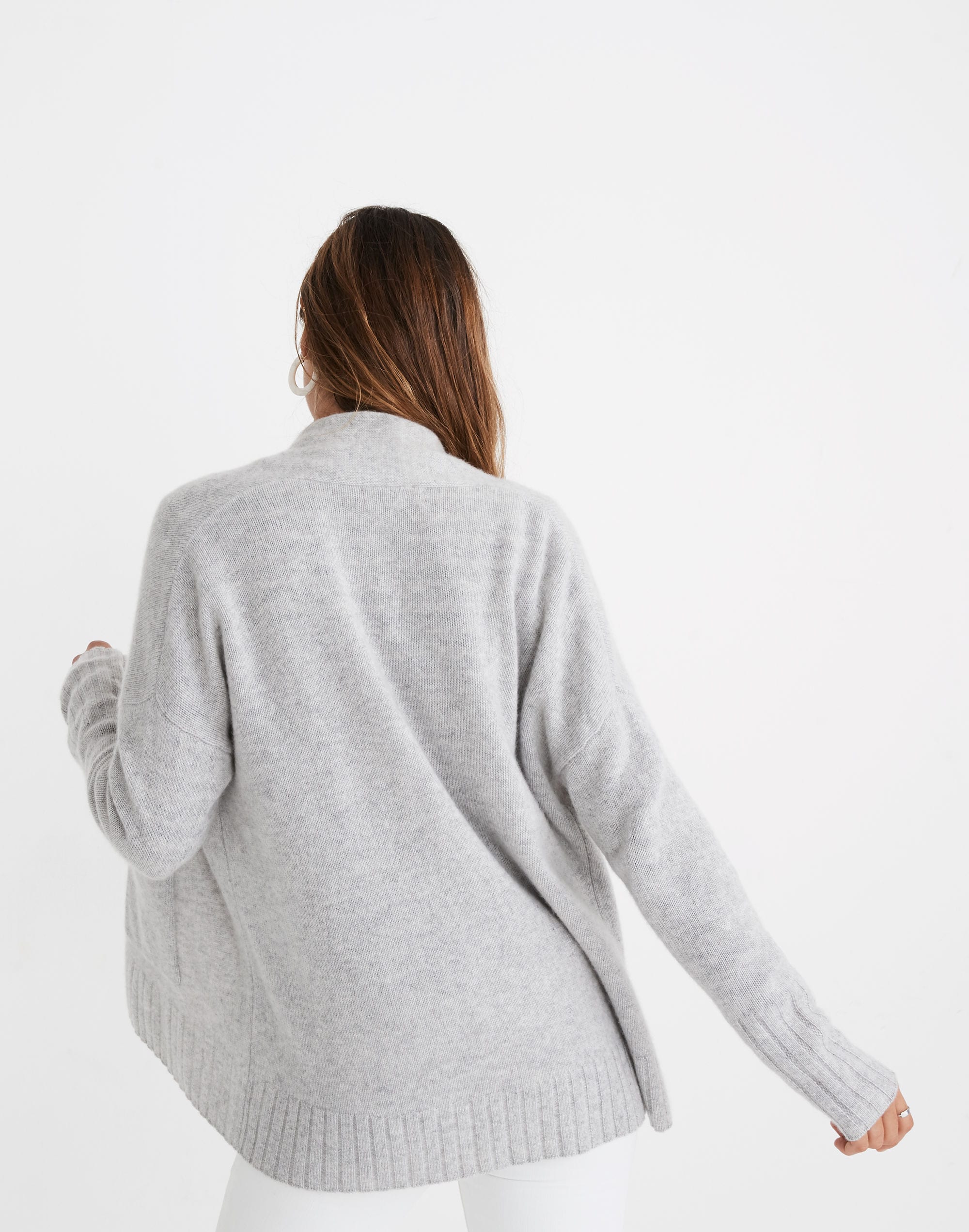 Cashmere Shawl-Collar Cardigan Sweater
