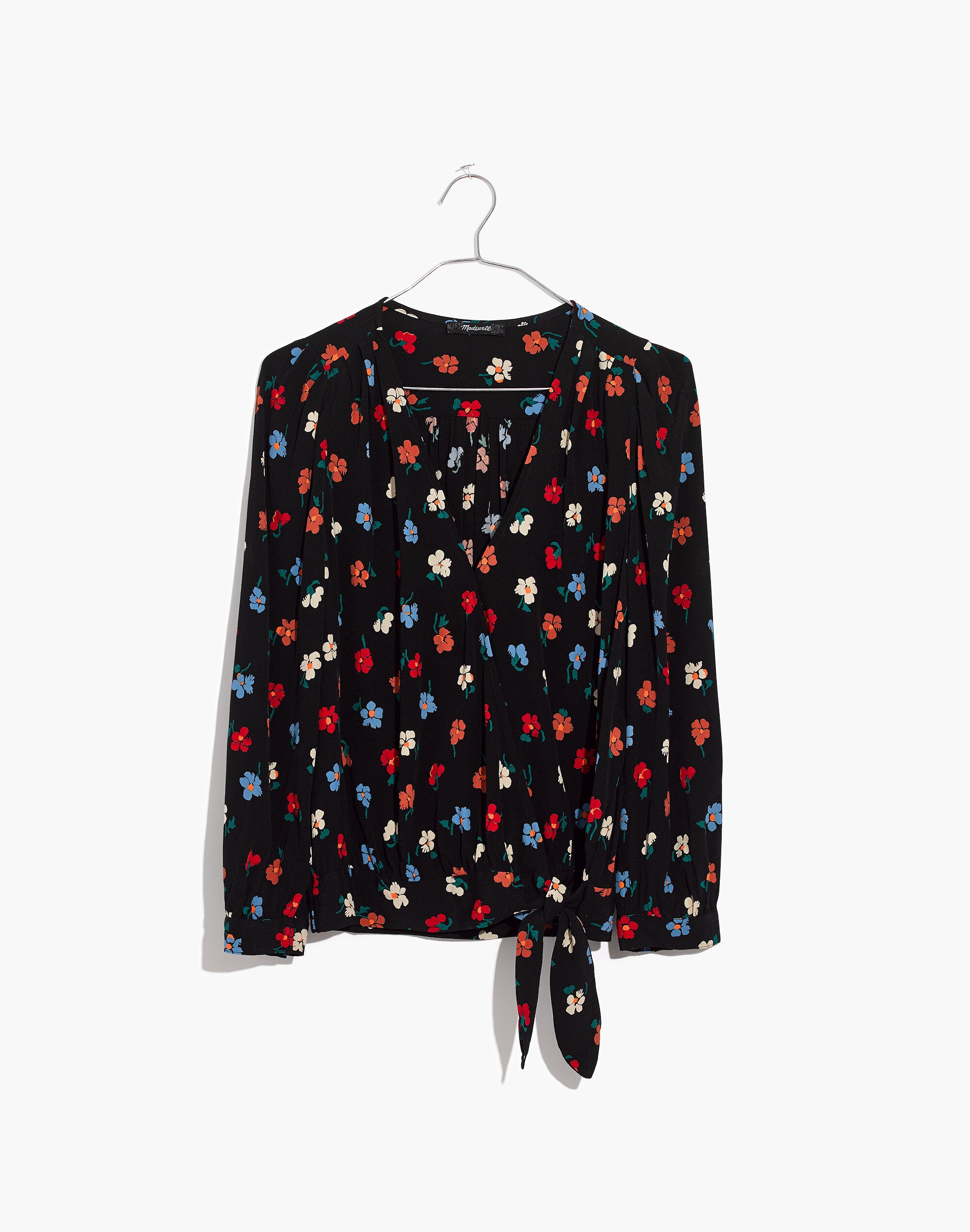 Wrap Top in Pressed Flowers