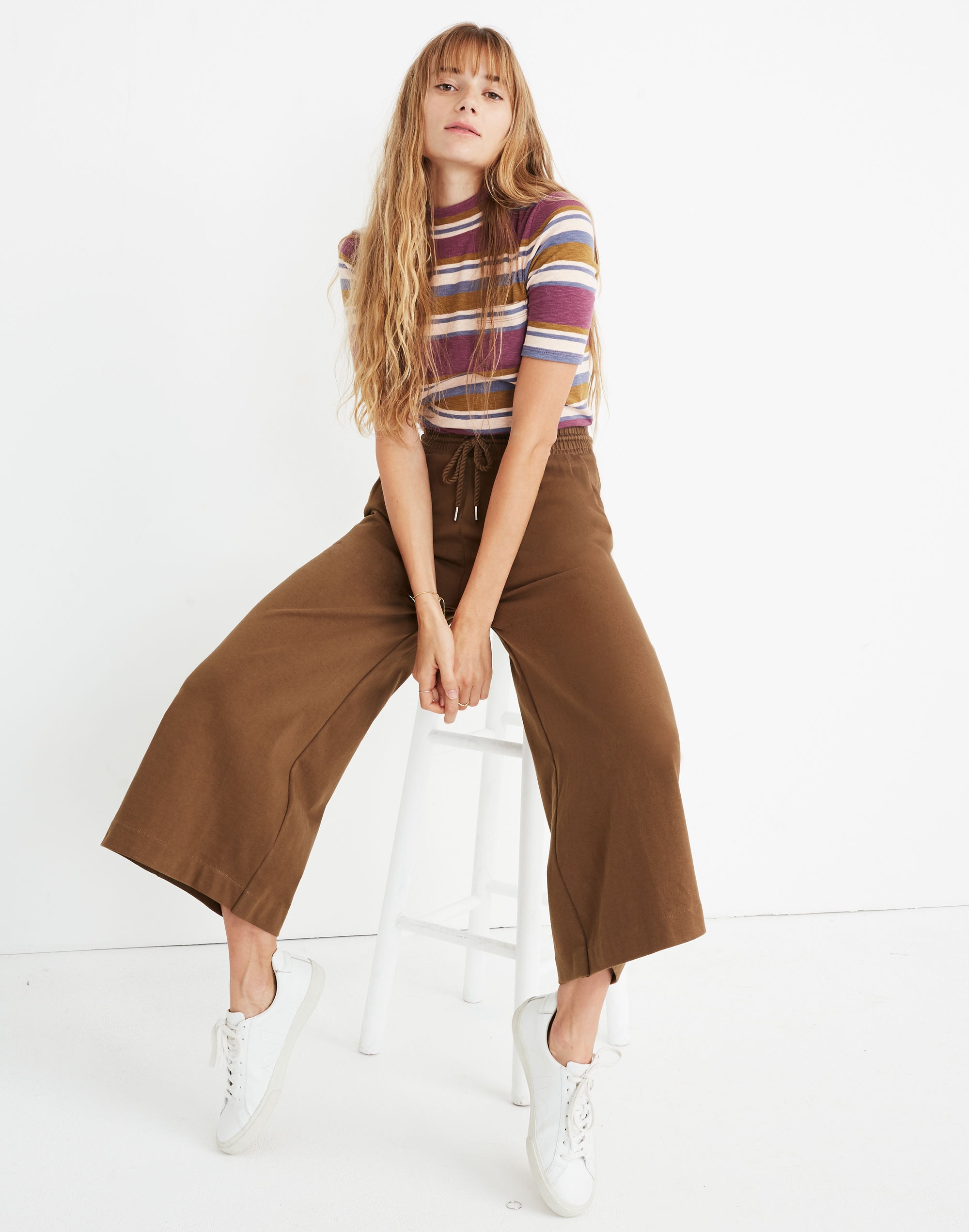 Chord Wide-Leg Pants
