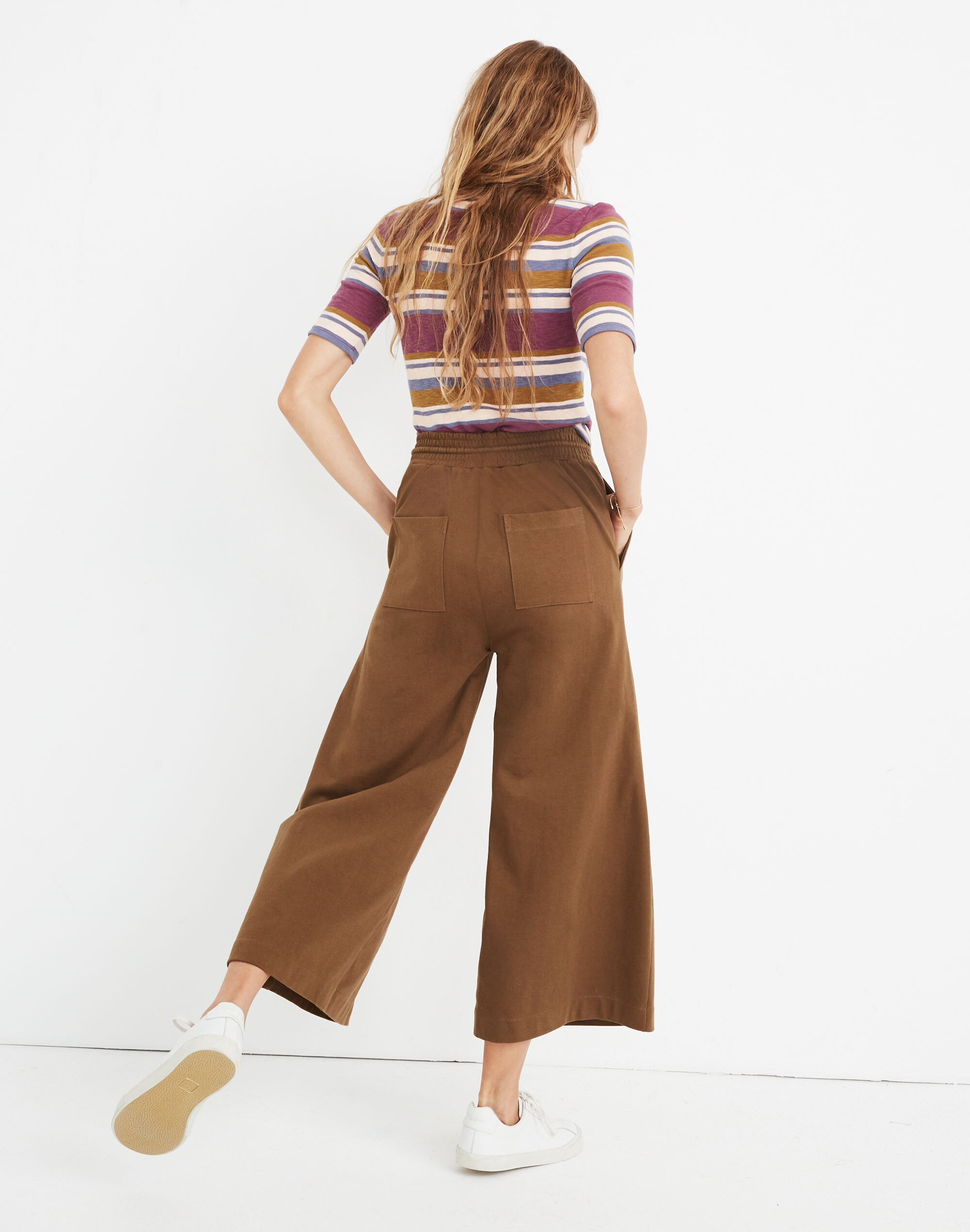 Chord Wide-Leg Pants