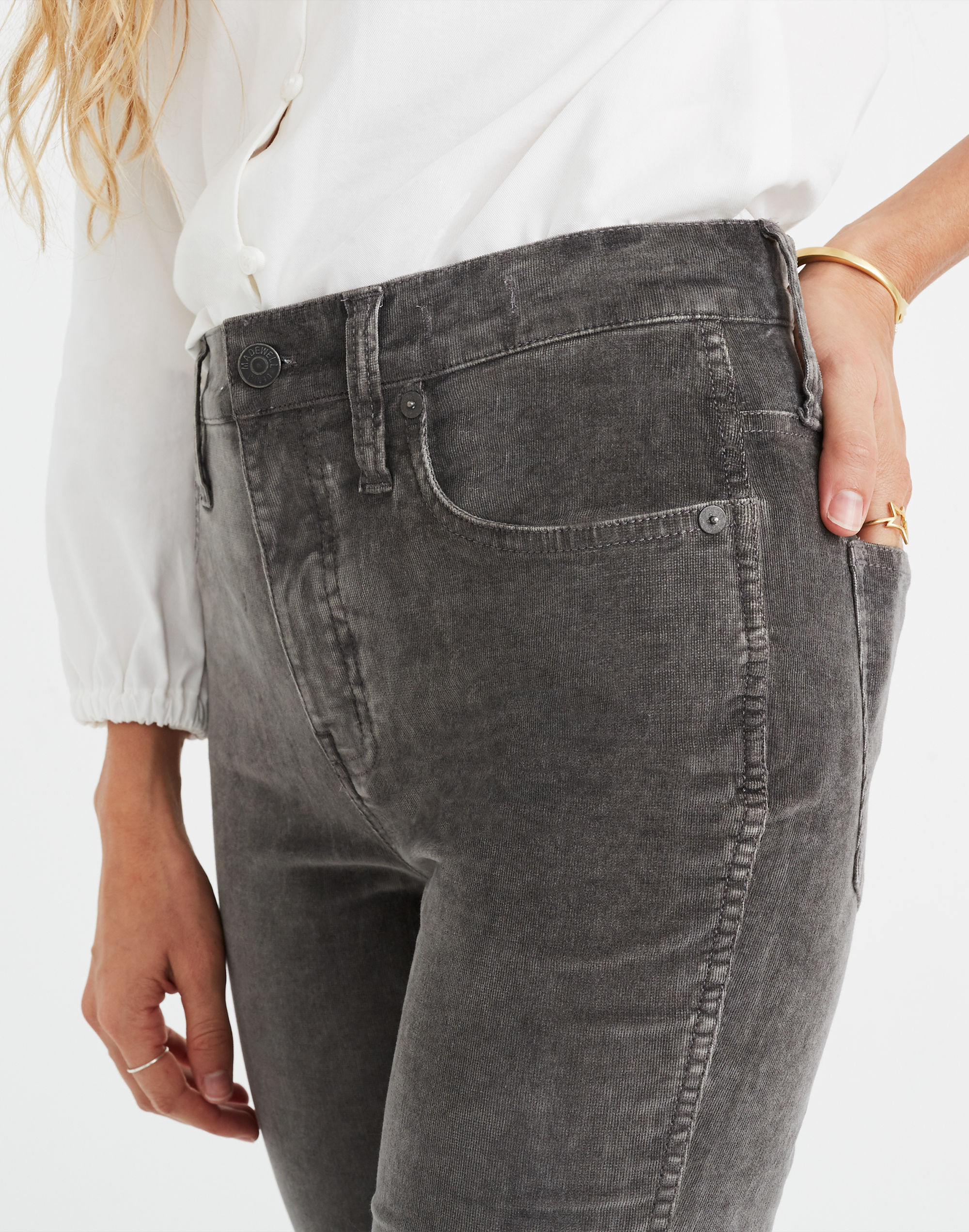 10" High-Rise Skinny Jeans: Corduroy Edition