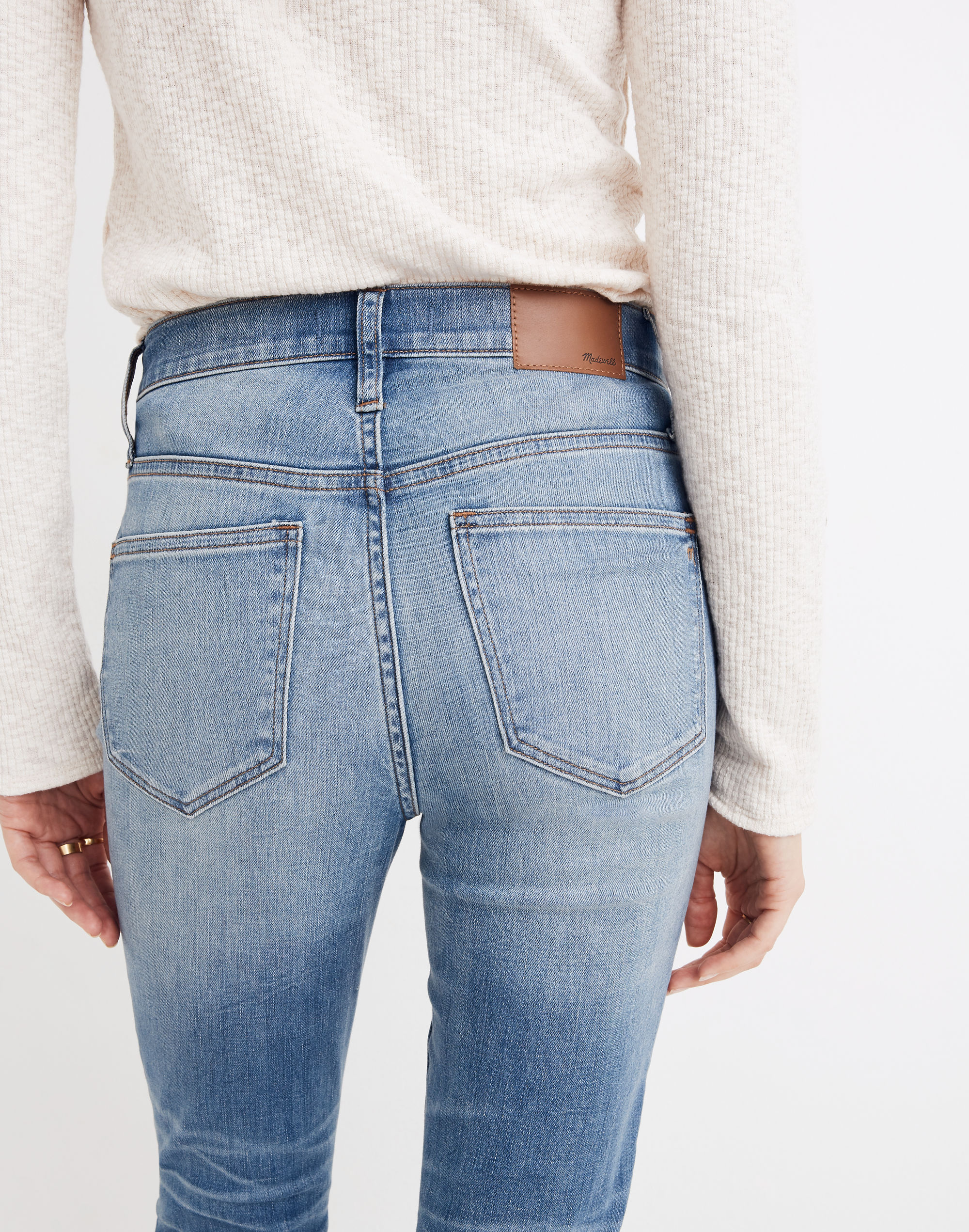 Tall Cali Demi-Boot Jeans in Bess Wash: Button-Front Edition