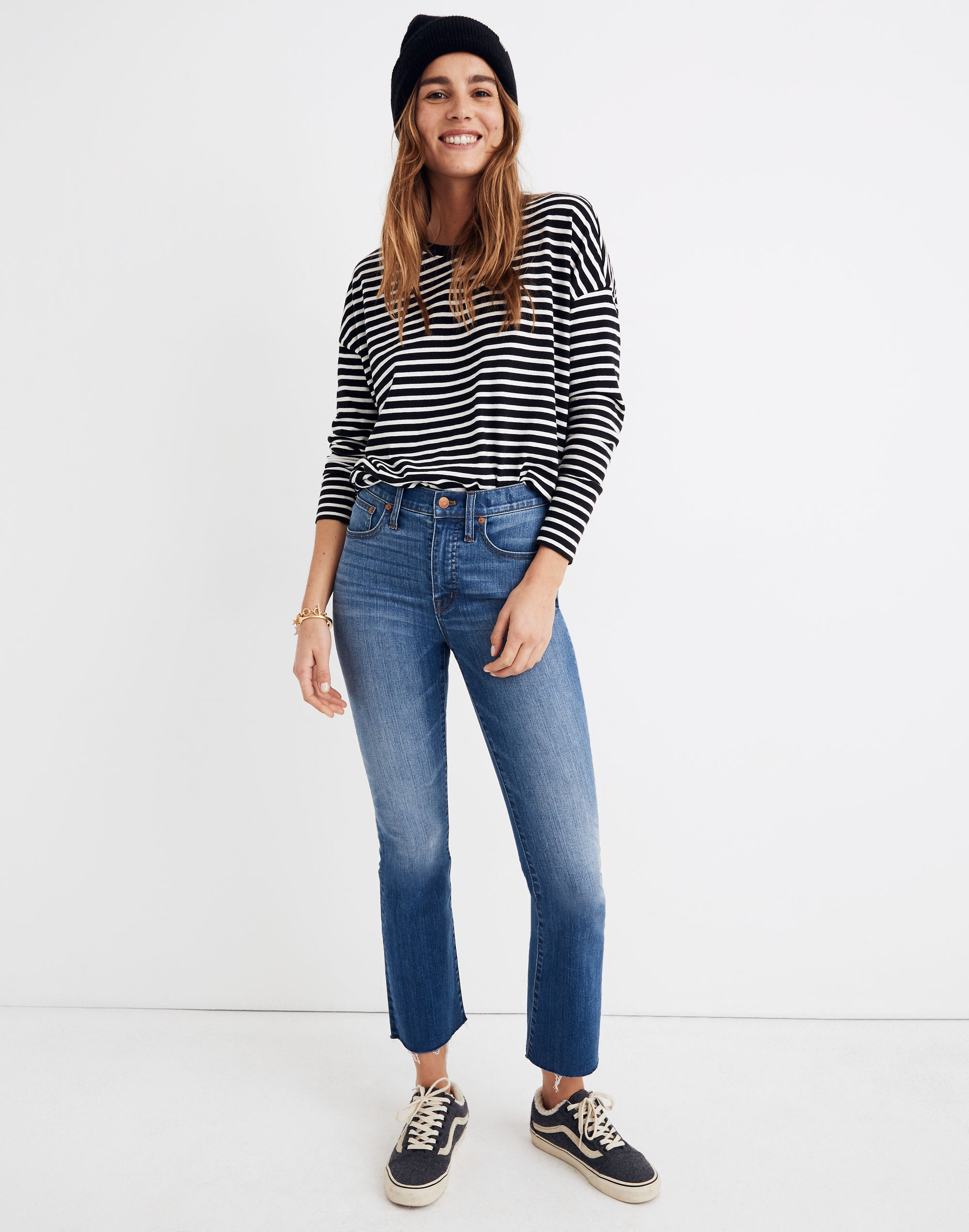 Cali Demi-Boot Jeans in Kemper Wash: Back-Seam Edition