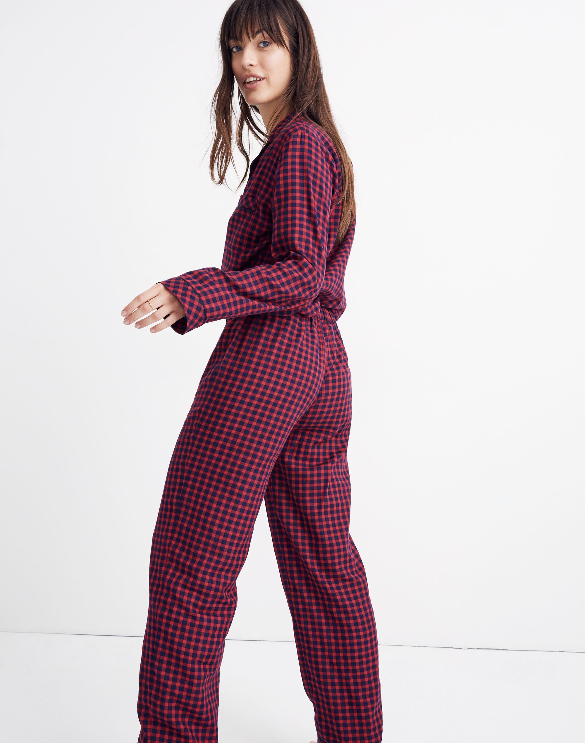 Bedtime Pajama Pants in Gingham Check