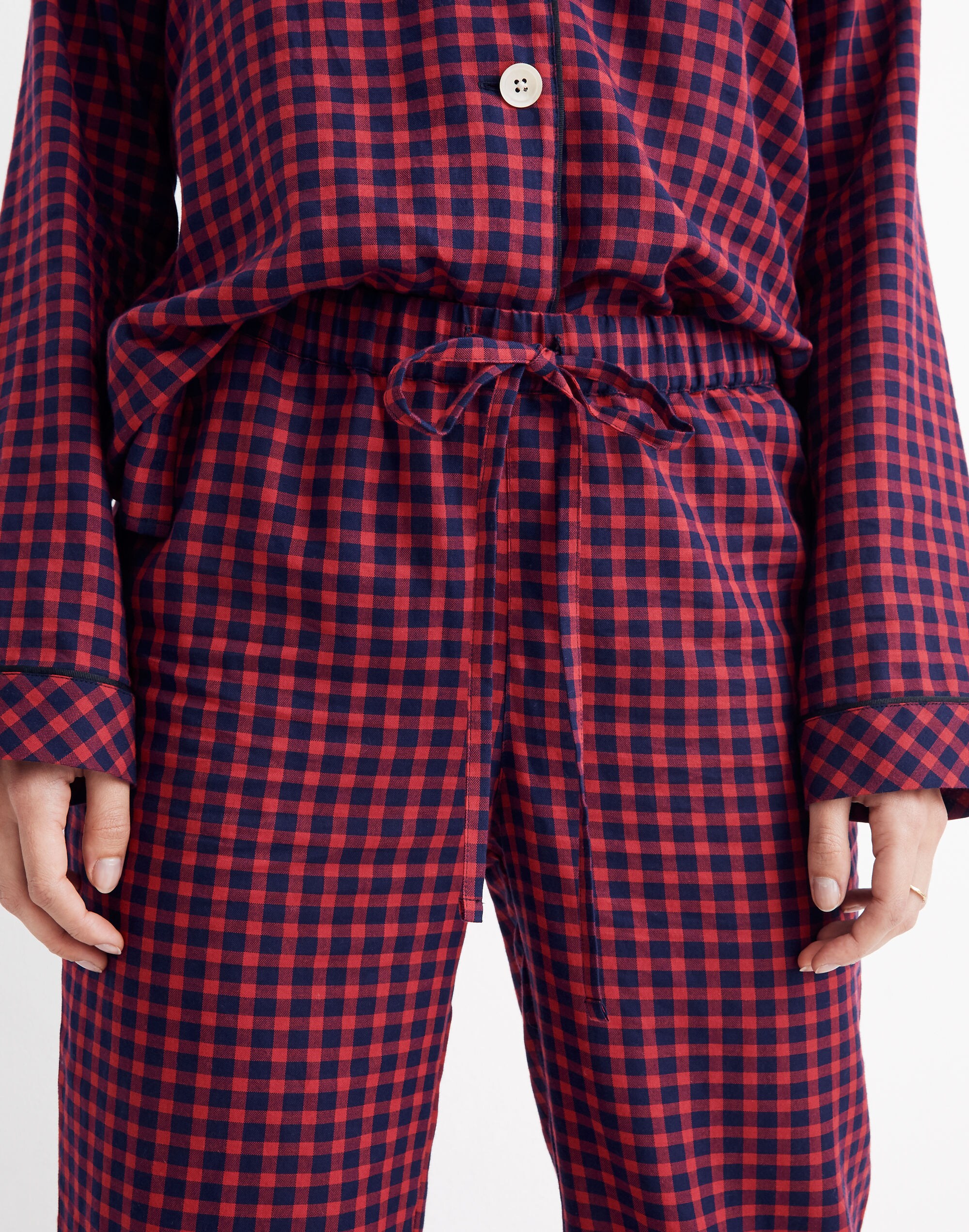 Bedtime Pajama Pants in Gingham Check
