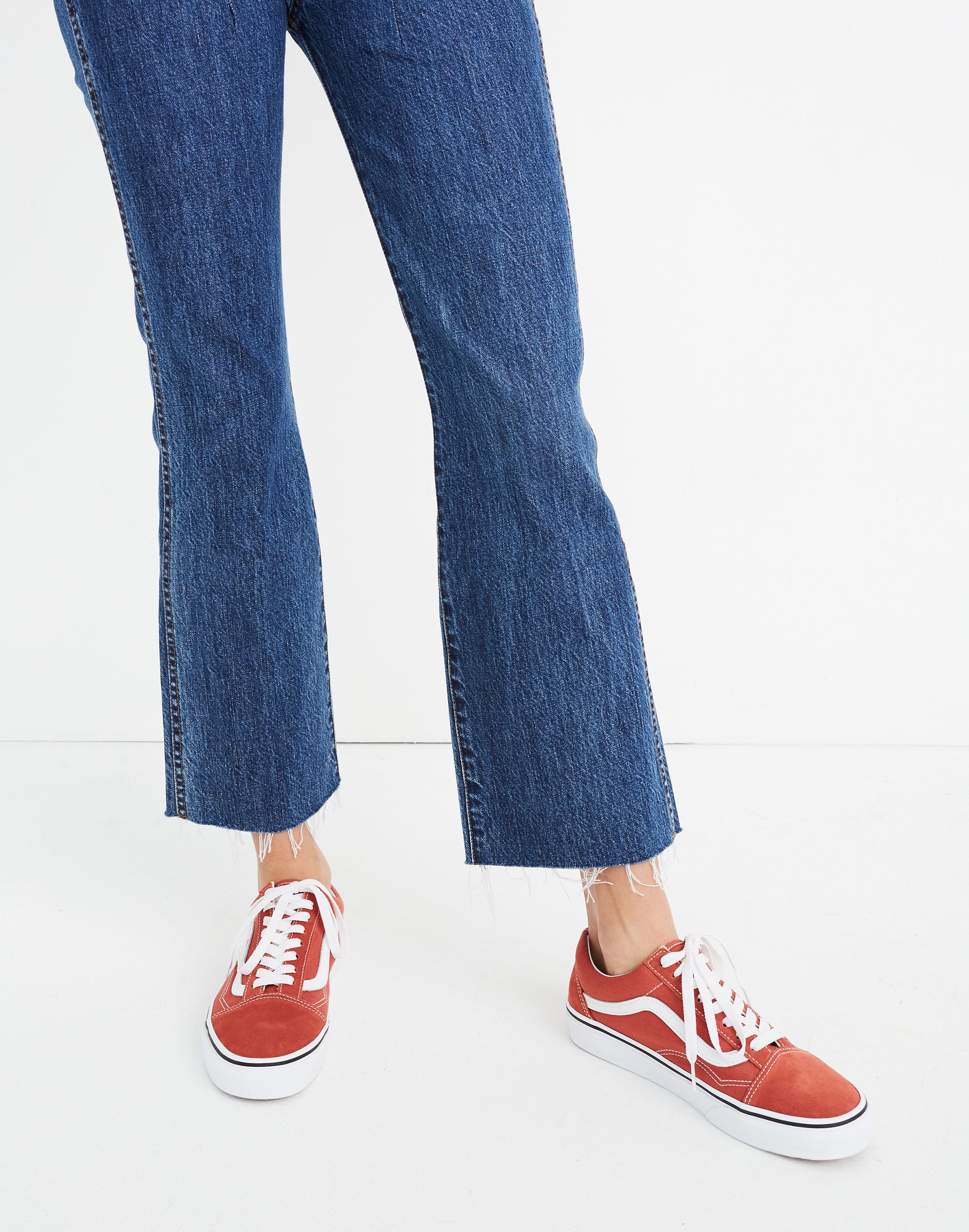 Tall Rigid Demi-Boot Crop Jeans in MacGill Wash