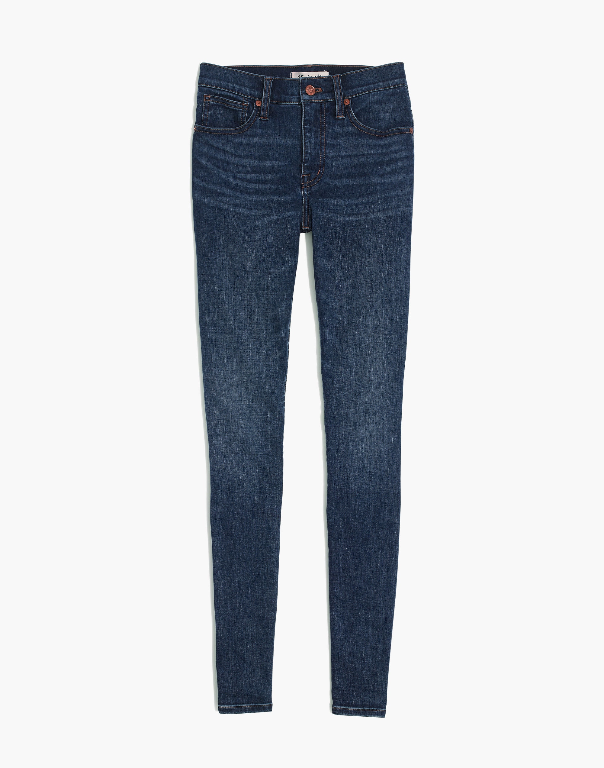 10" High-Rise Skinny Jeans in Tarren Wash: THERMOLITE&reg; Edition